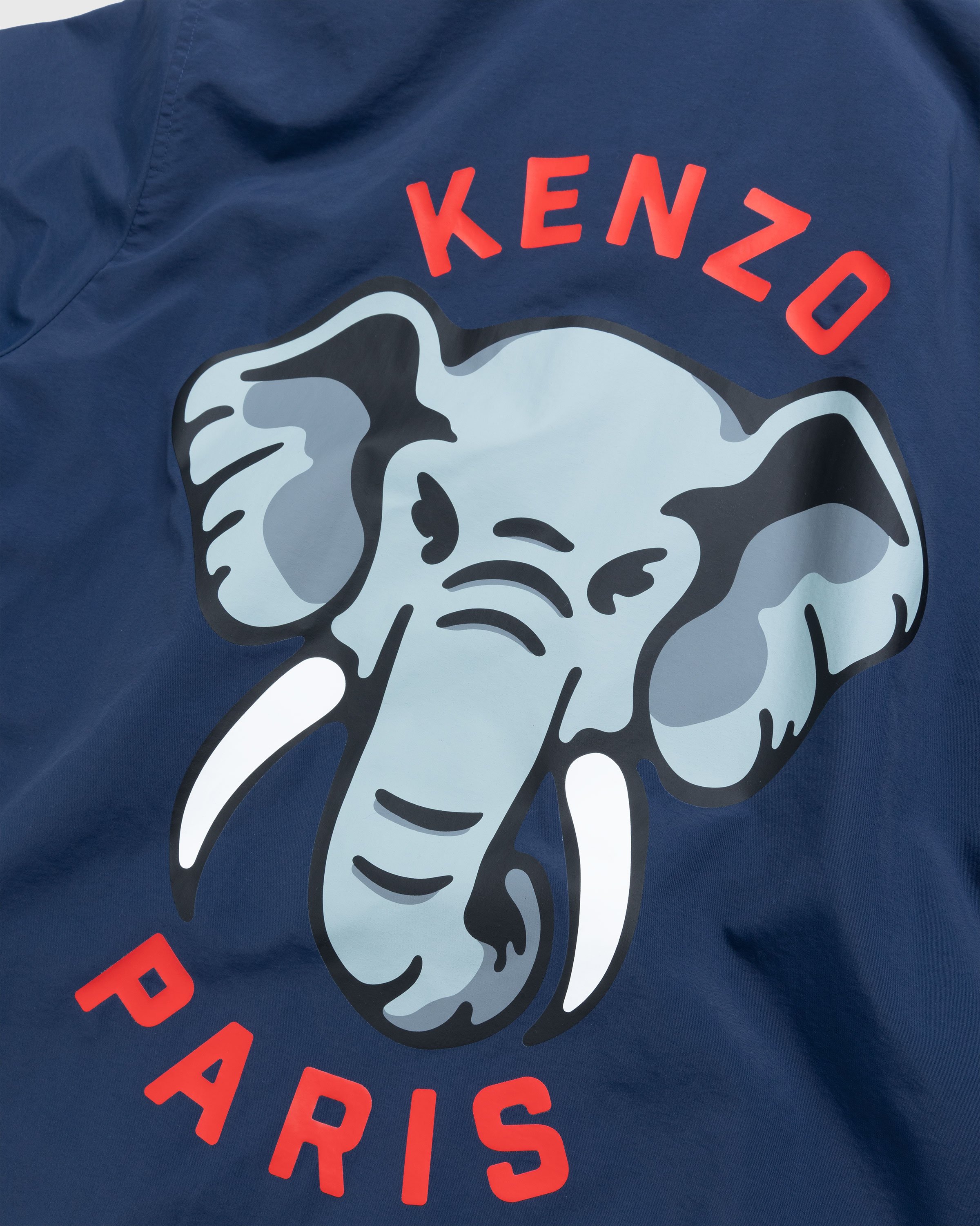 Kenzo - Elephant Coach Jacket Midnight Blue - Clothing - Blue - Image 5