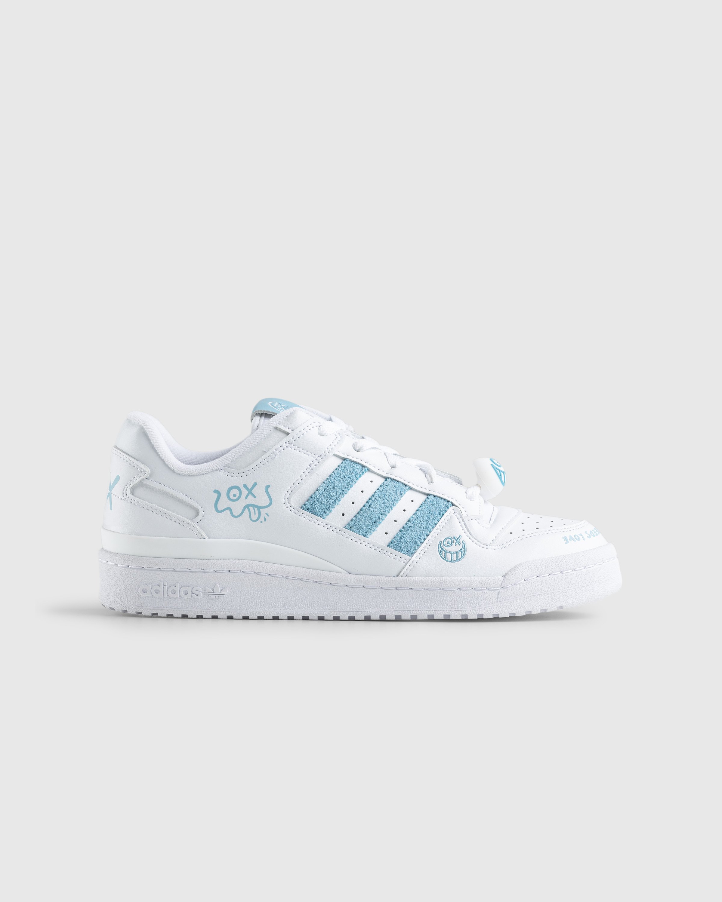 Adidas - André Saraiva Forum Low CL White/Blue - Footwear - White - Image 1