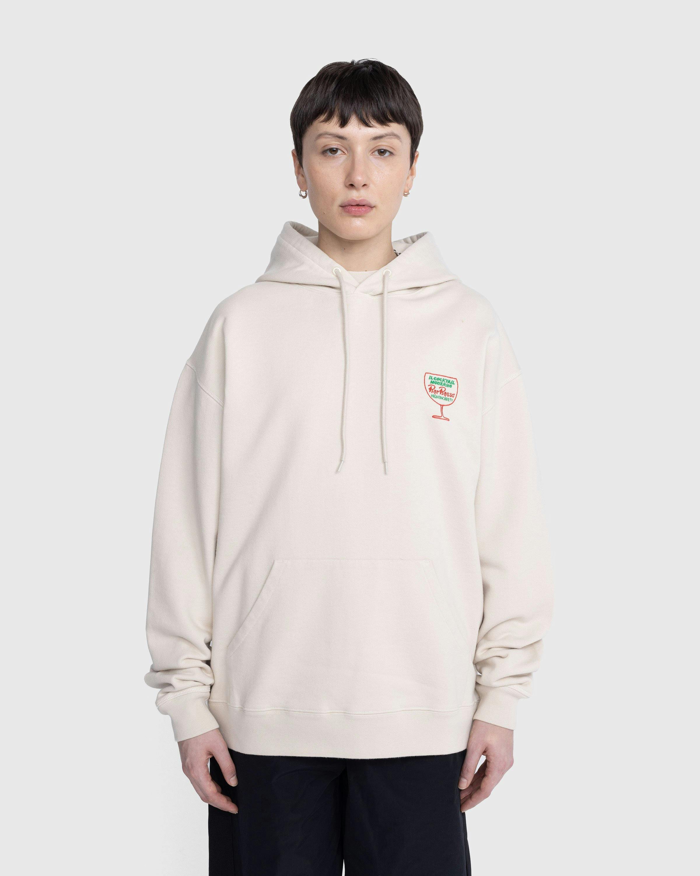 Bar Basso x Highsnobiety - Logo Hoodie Eggshell - Clothing - Beige - Image 3