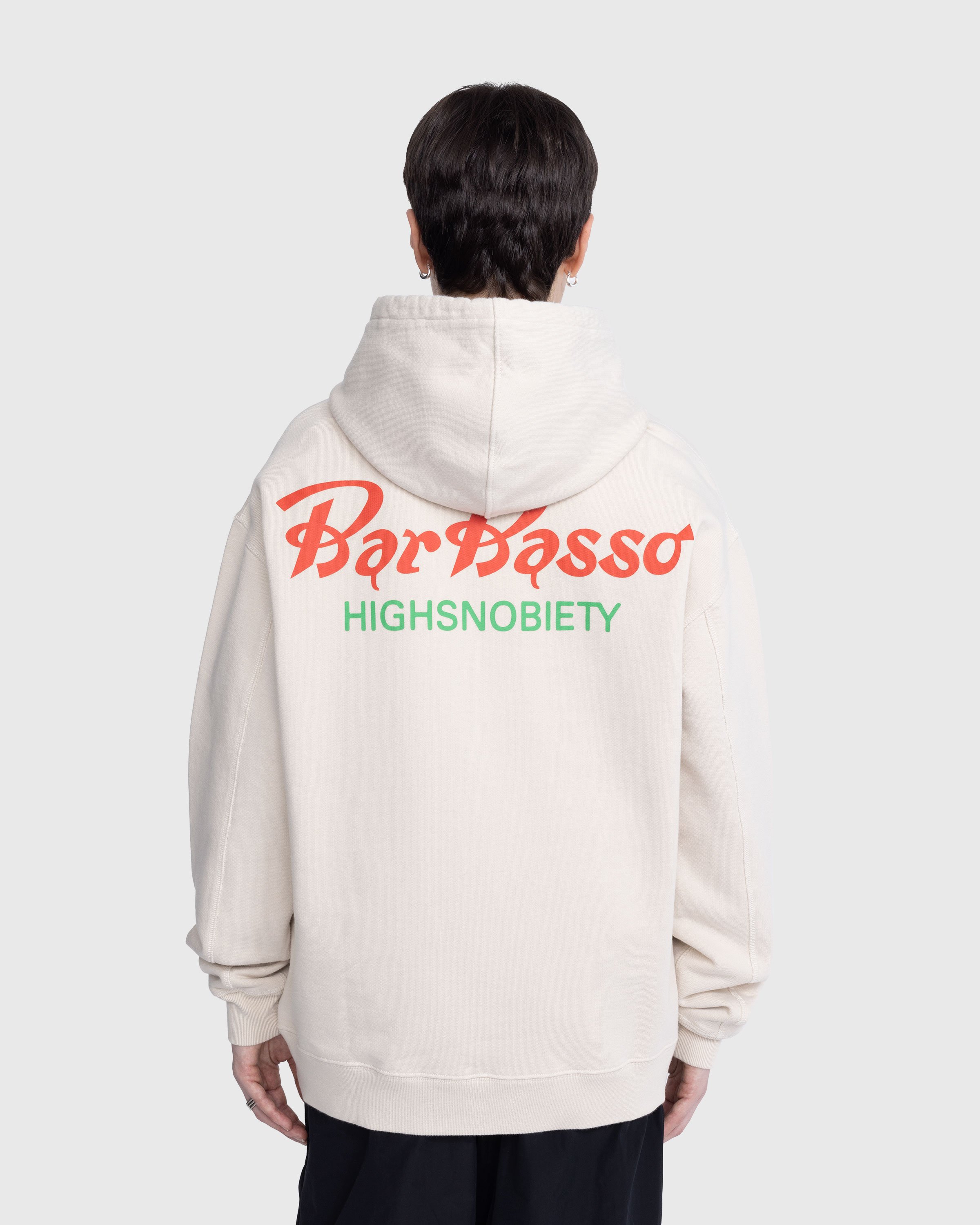 Bar Basso x Highsnobiety - Logo Hoodie Eggshell - Clothing - Beige - Image 5