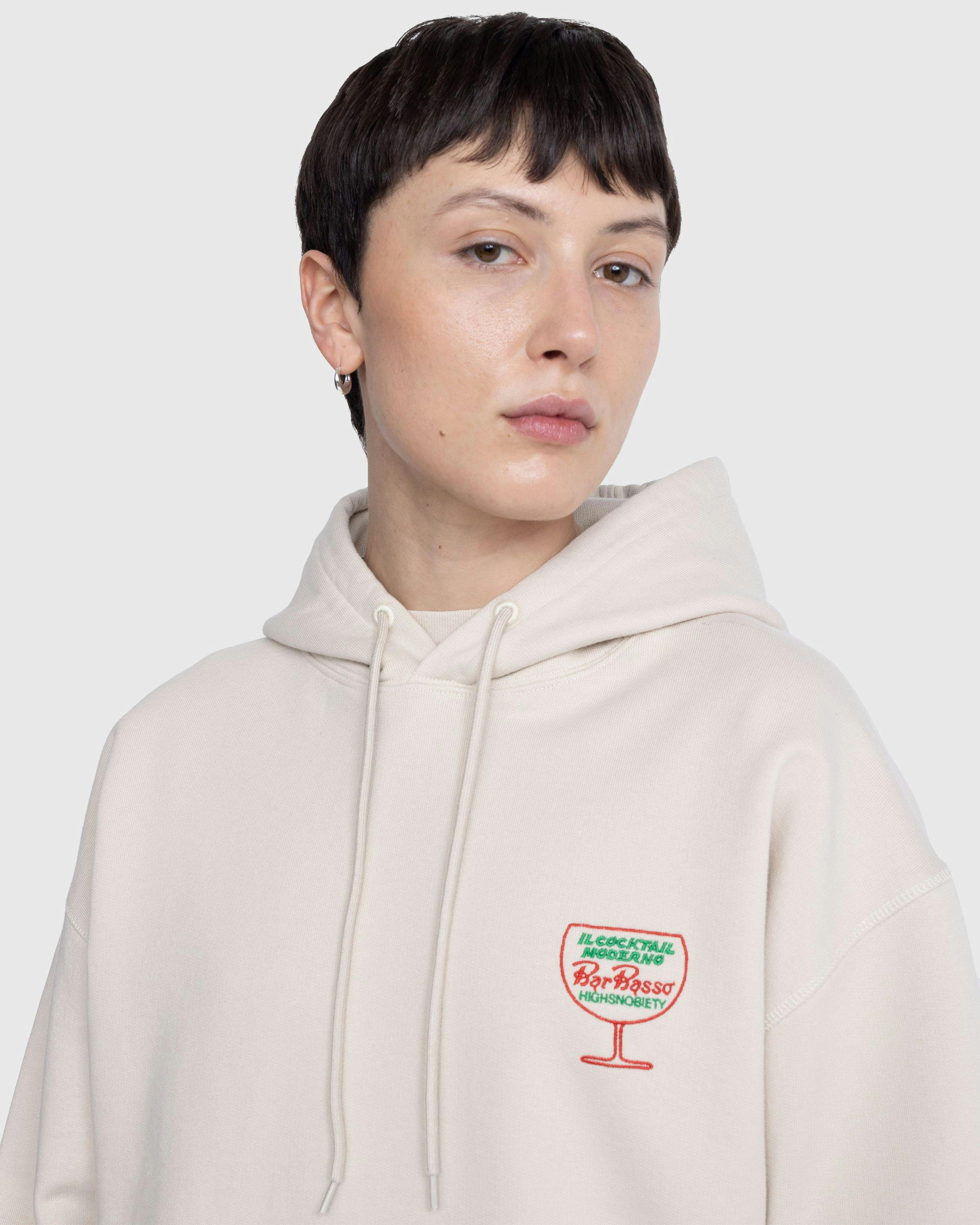 Bar Basso x Highsnobiety - Logo Hoodie Eggshell - Clothing - Beige - Image 6