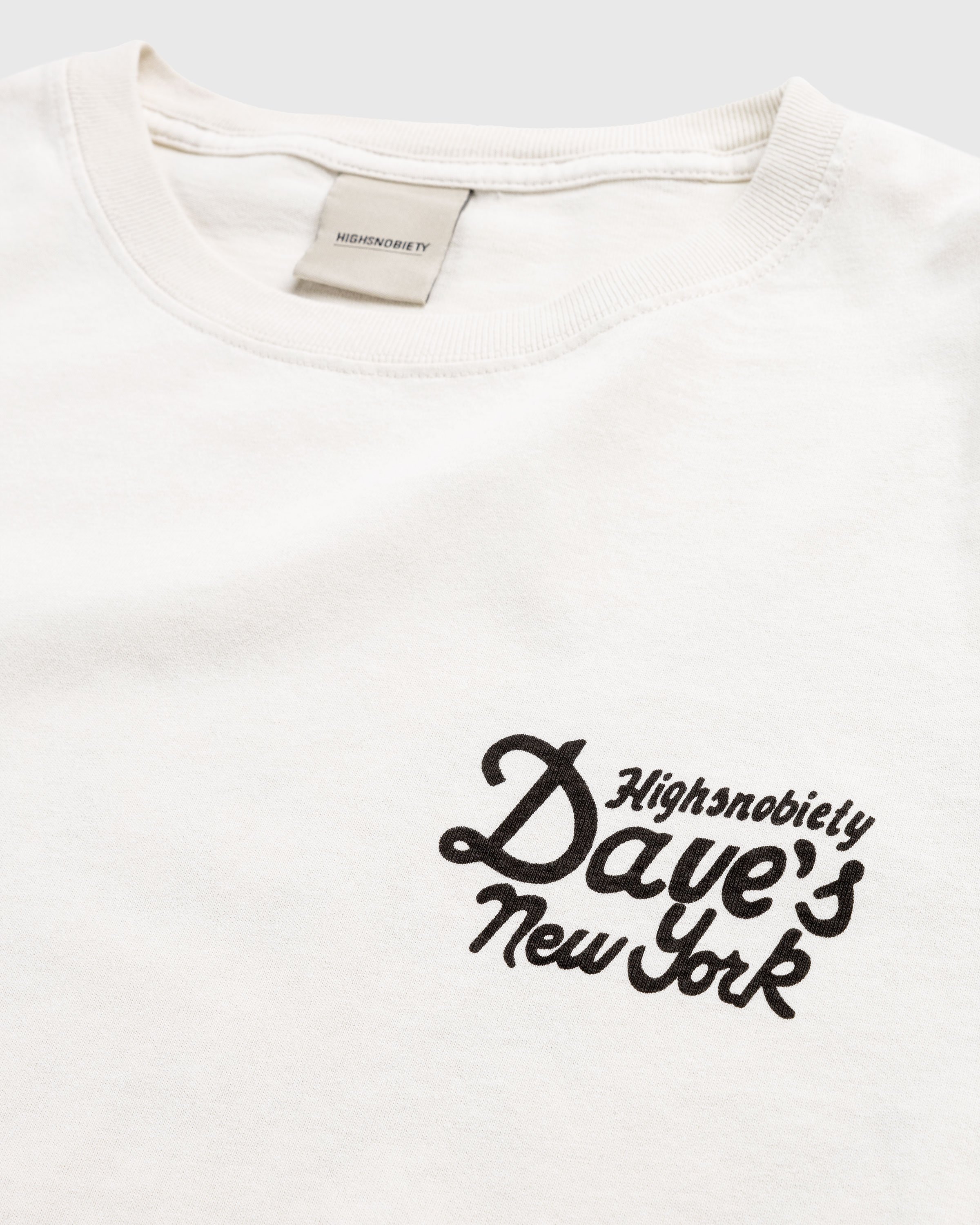 Dave's New York x Highsnobiety - Eggshell T-Shirt - Clothing - Beige - Image 6