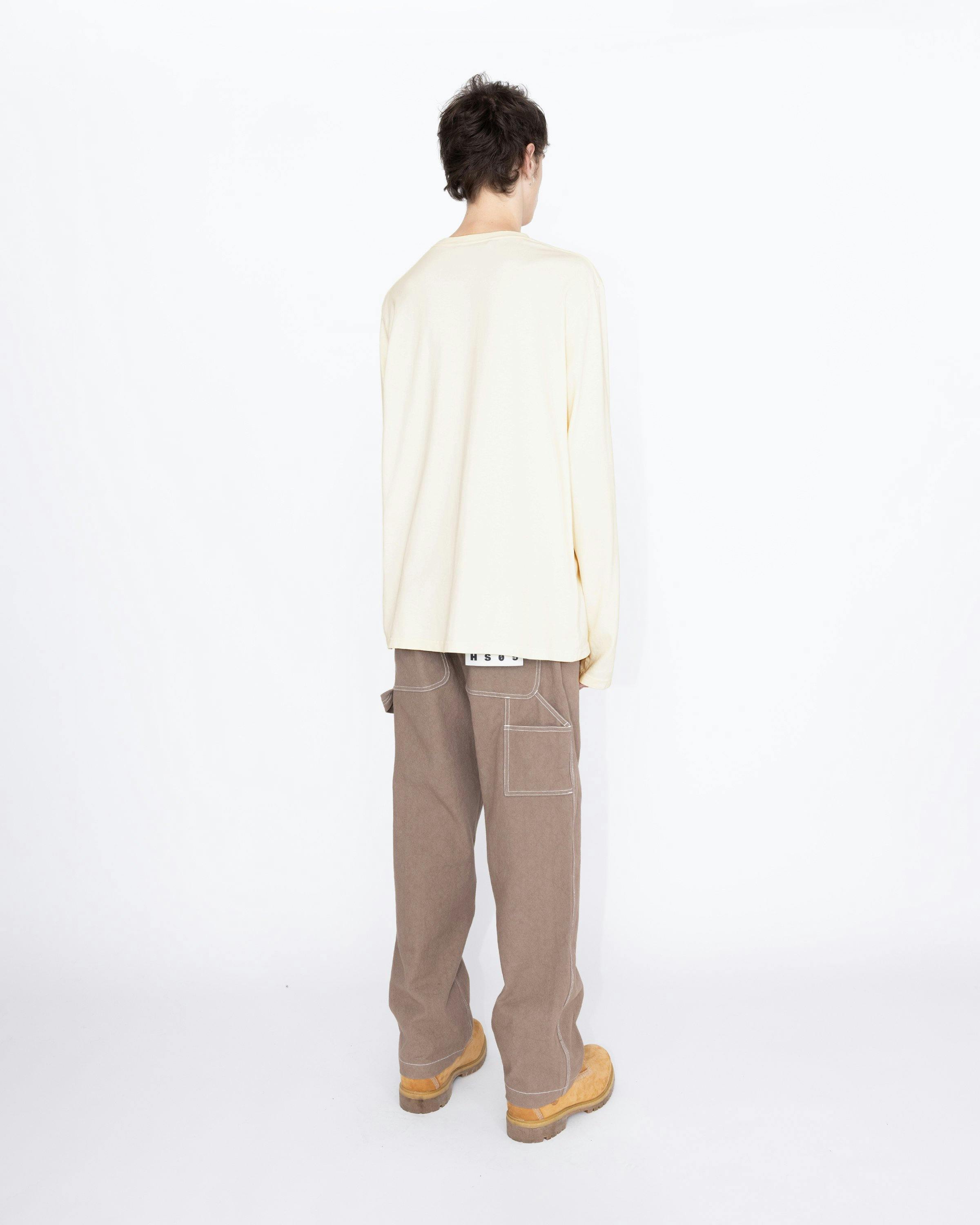 Highsnobiety HS05 - Pigment Dyed Boxy Long Sleeves Jersey Natural - Clothing - Beige - Image 5