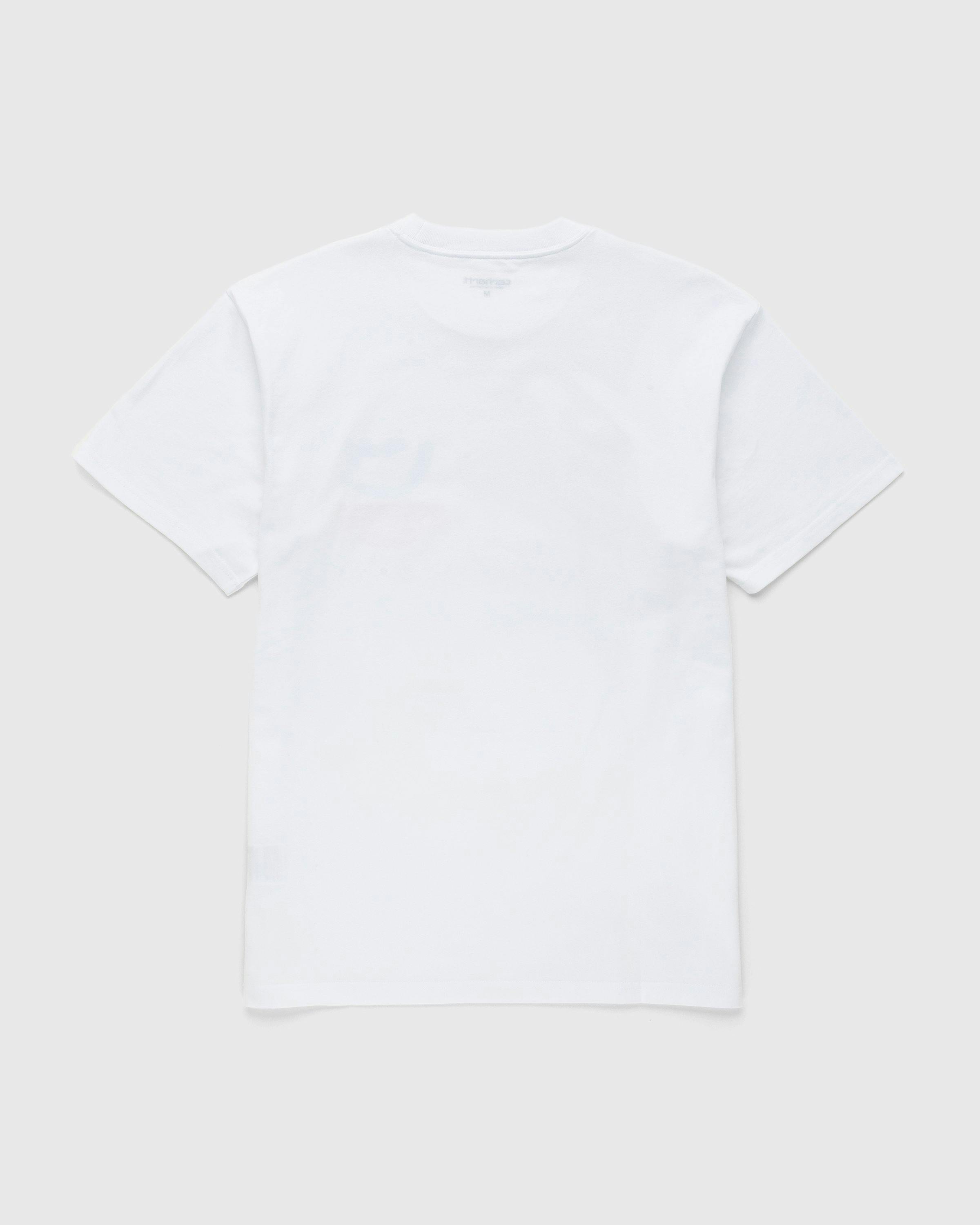 Carhartt WIP - Happy Script T-Shirt White - Clothing - White - Image 2