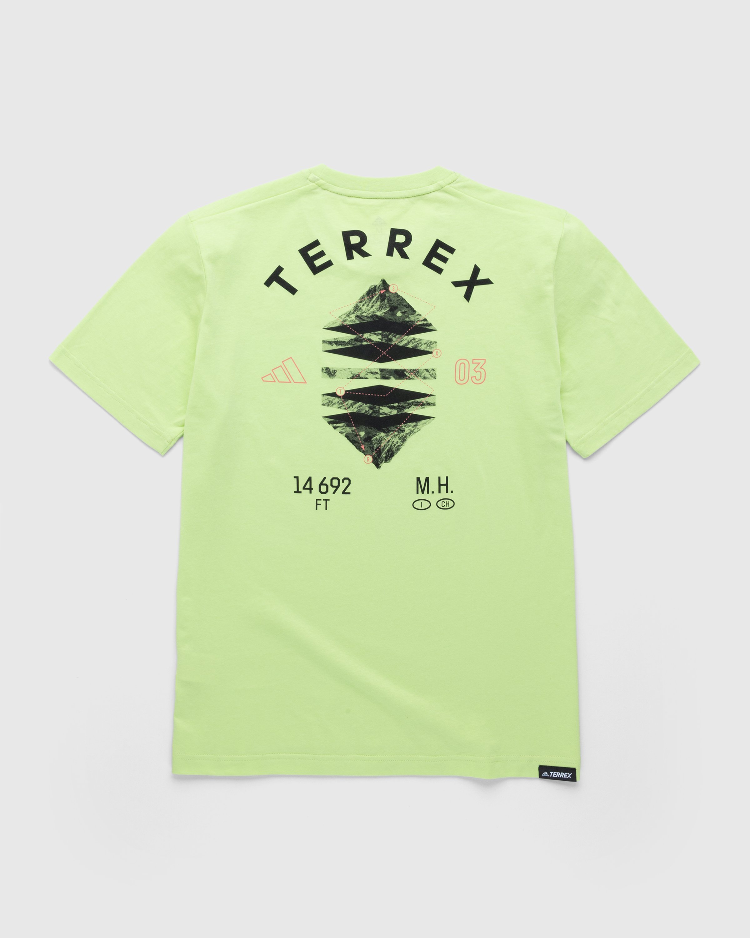 Adidas - Terrex Mountain Landscape T-Shirt Green - Clothing - Green - Image 2