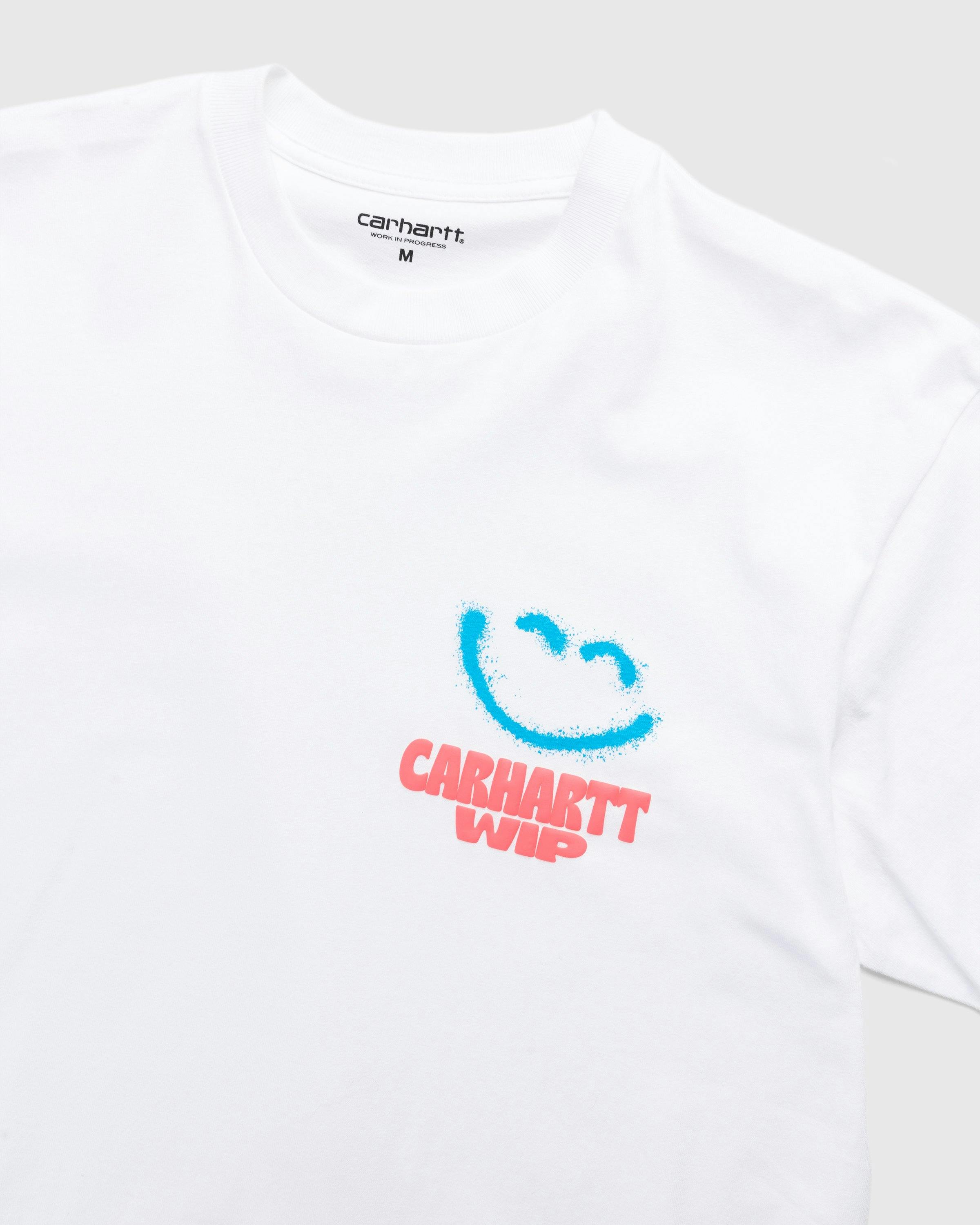 Carhartt WIP - Happy Script T-Shirt White - Clothing - White - Image 3