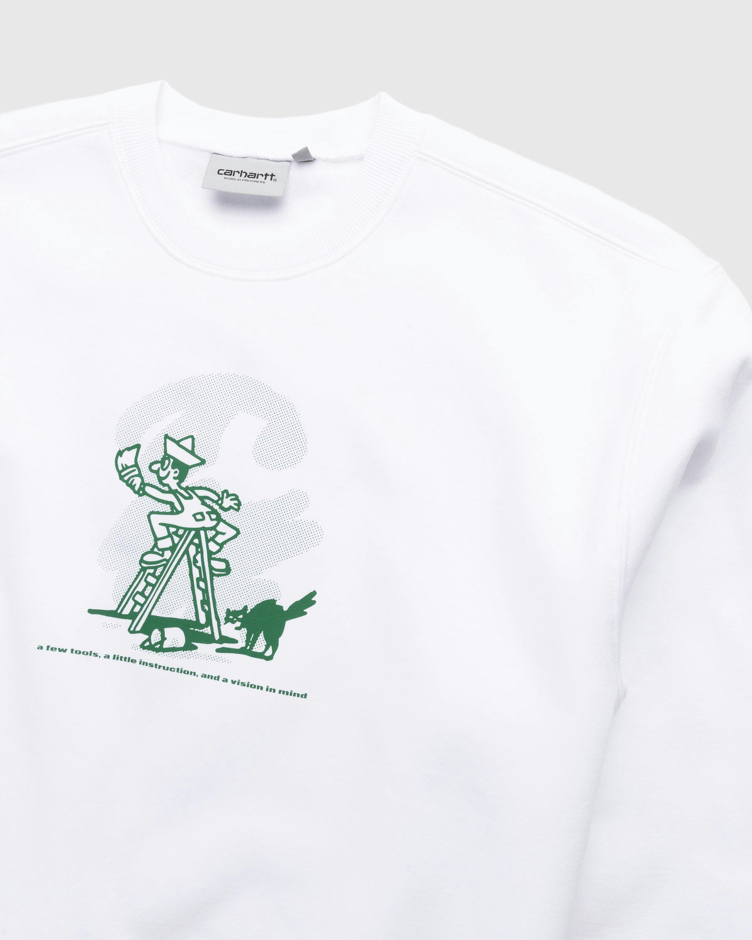 Carhartt WIP - Lucky Painter Sweatshirt White - Clothing - White - Image 3