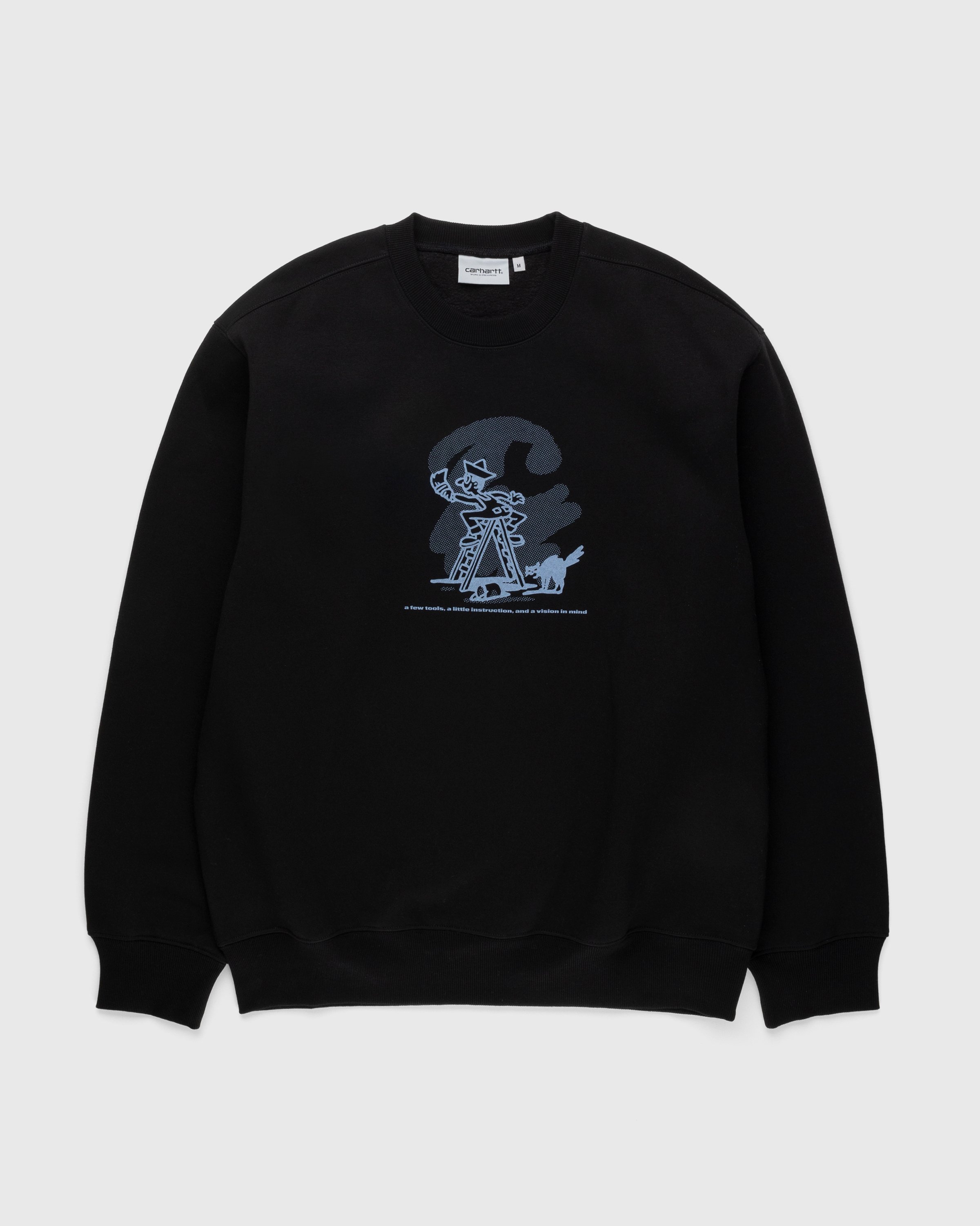Carhartt WIP - Lucky Painter Sweatshirt Black - Clothing - Black - Image 1