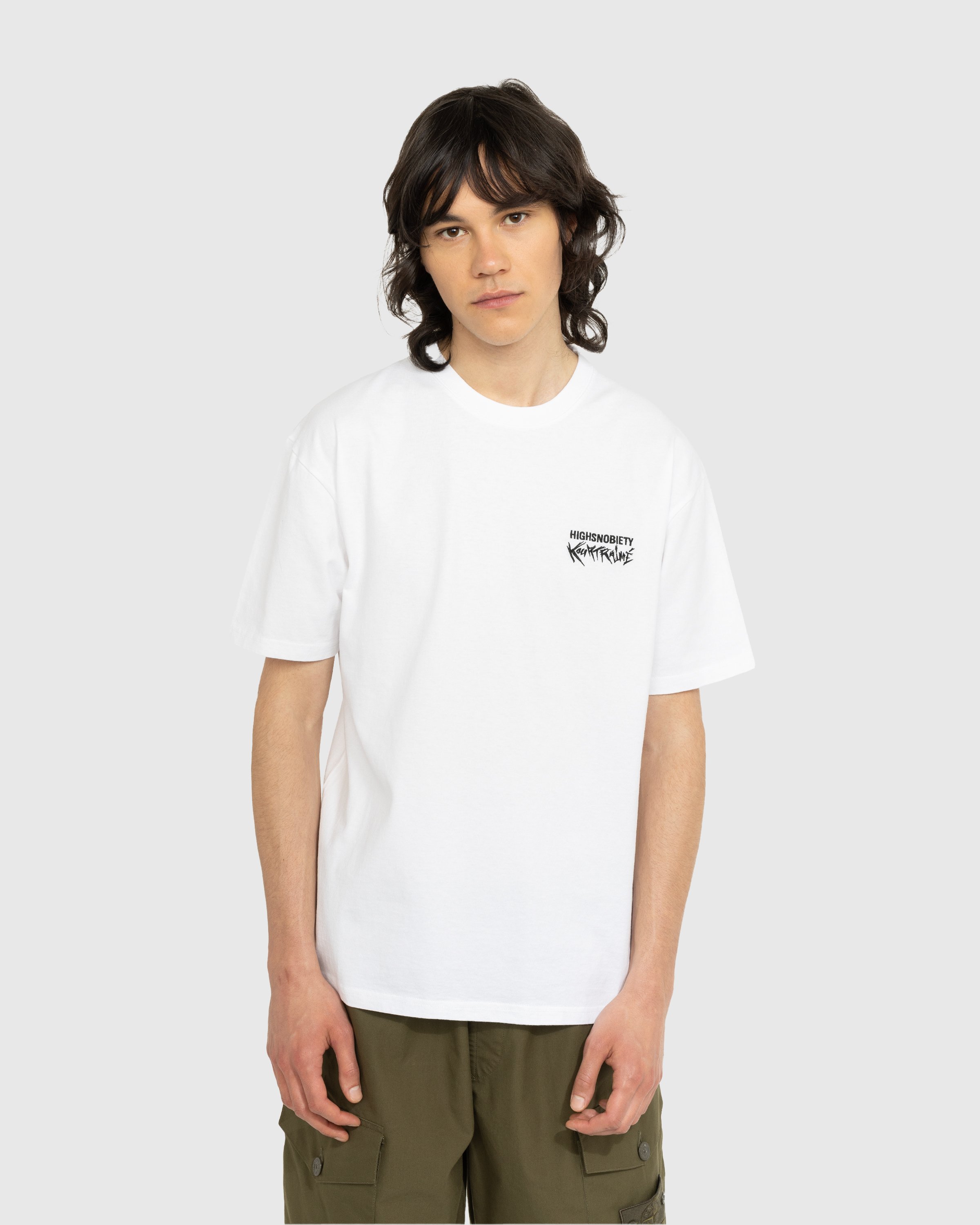 École Kourtrajmé x Highsnobiety - Short Sleeve T-Shirt White - Clothing - White - Image 3