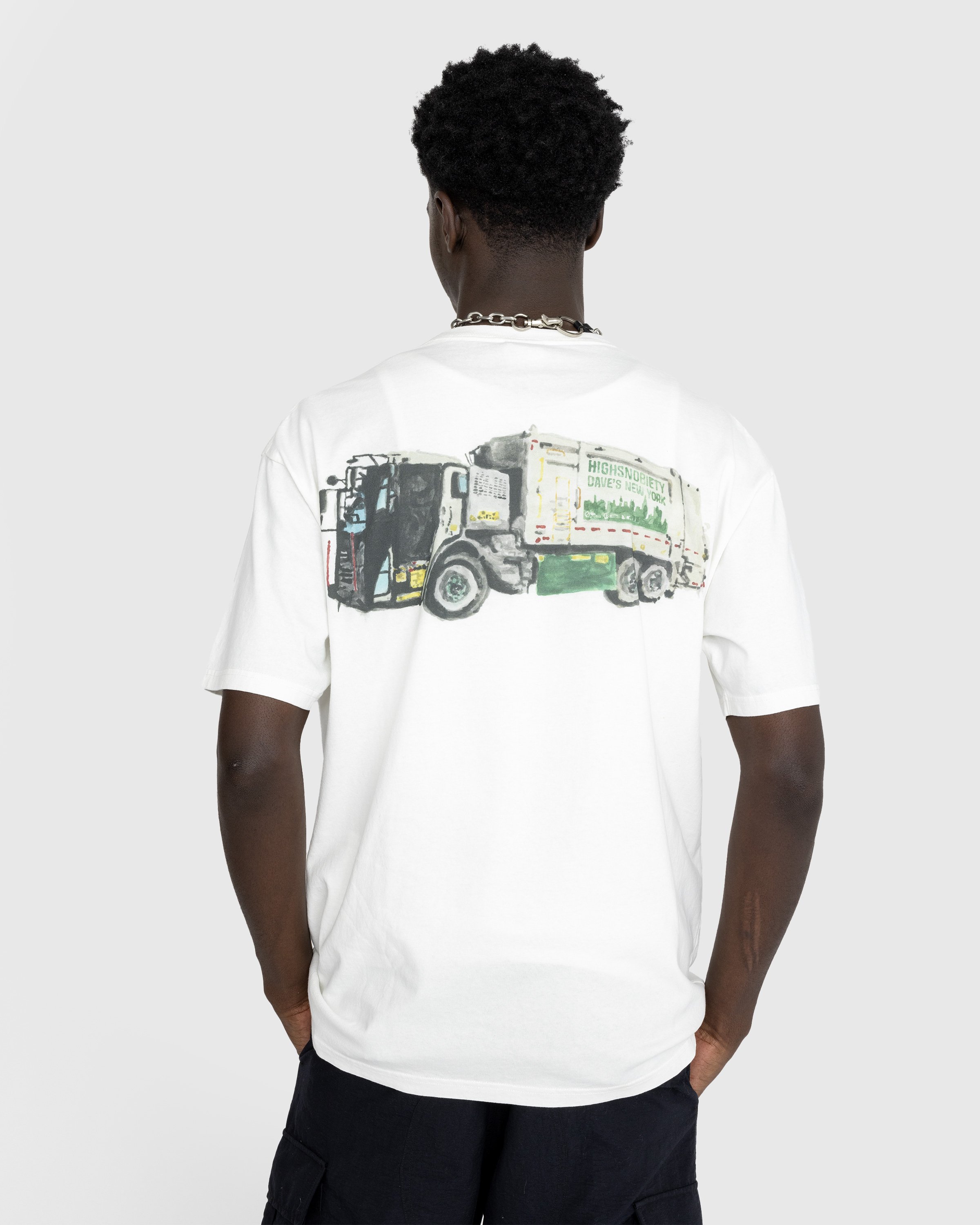 Dave's New York x Highsnobiety - White "Sanitation Truck" T-Shirt - Clothing - White - Image 4