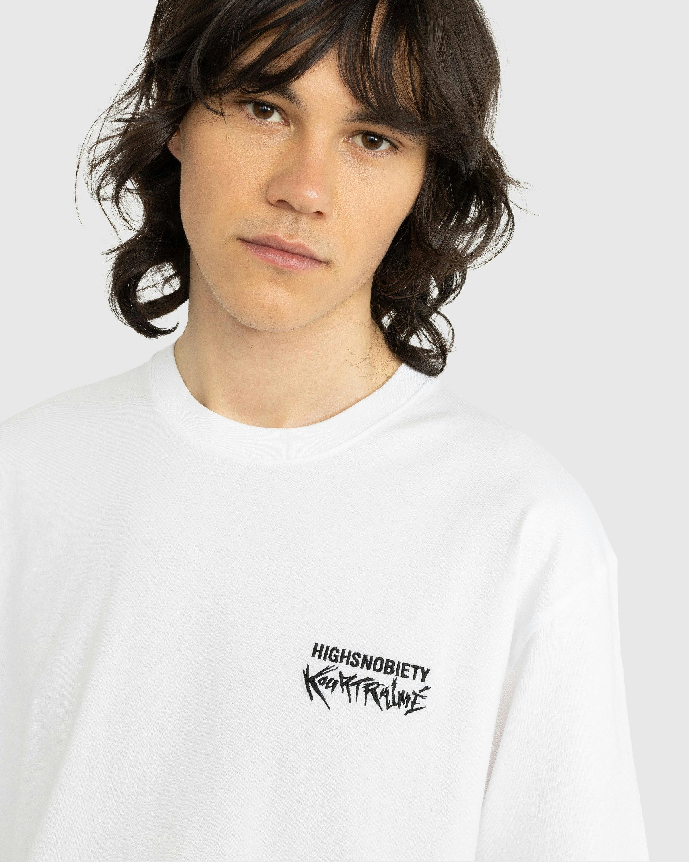 École Kourtrajmé x Highsnobiety - Short Sleeve T-Shirt White - Clothing - White - Image 7