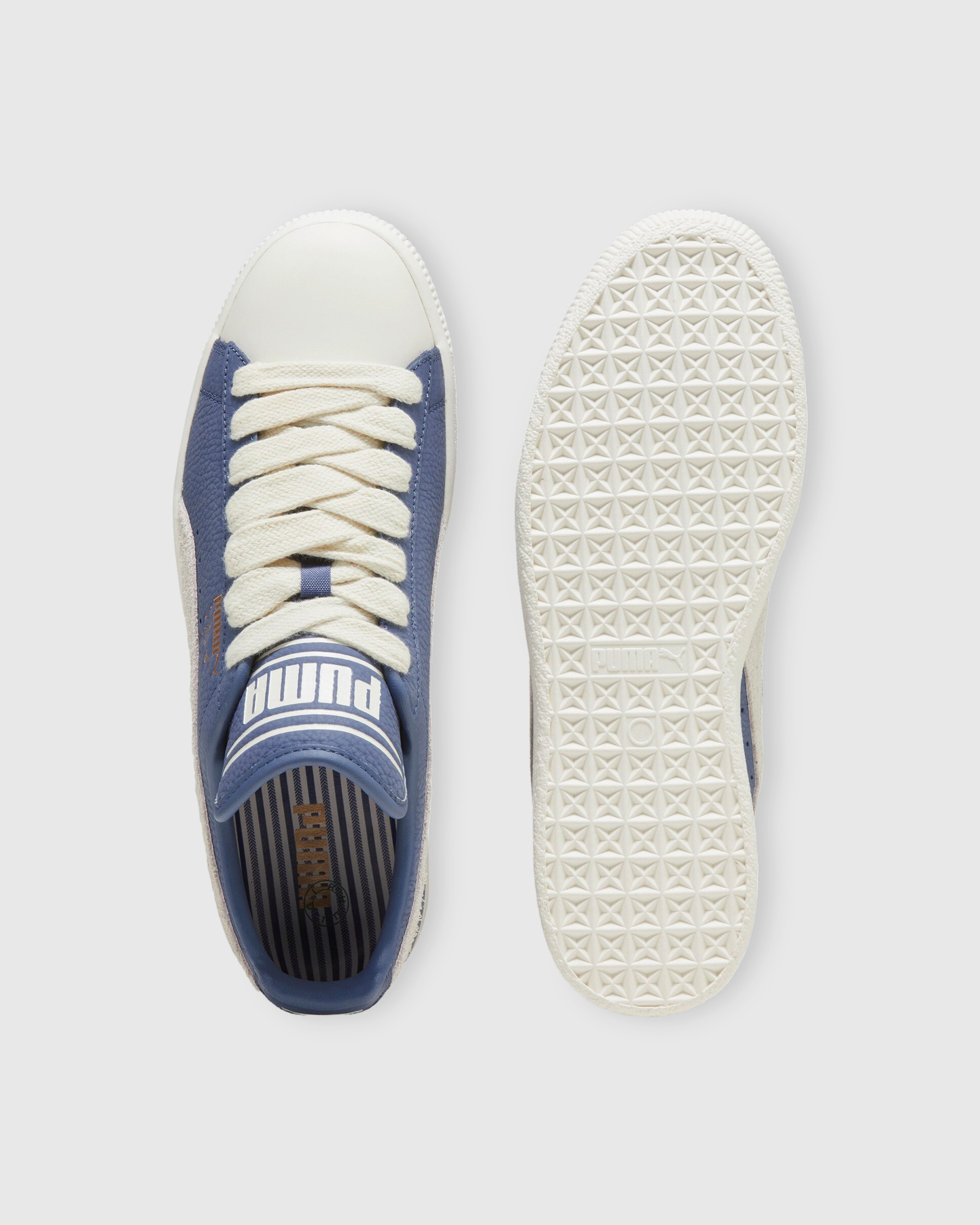 Puma - Clyde Rhuigi Pristine/Pristine/Inky Blue - Footwear - Multi - Image 4