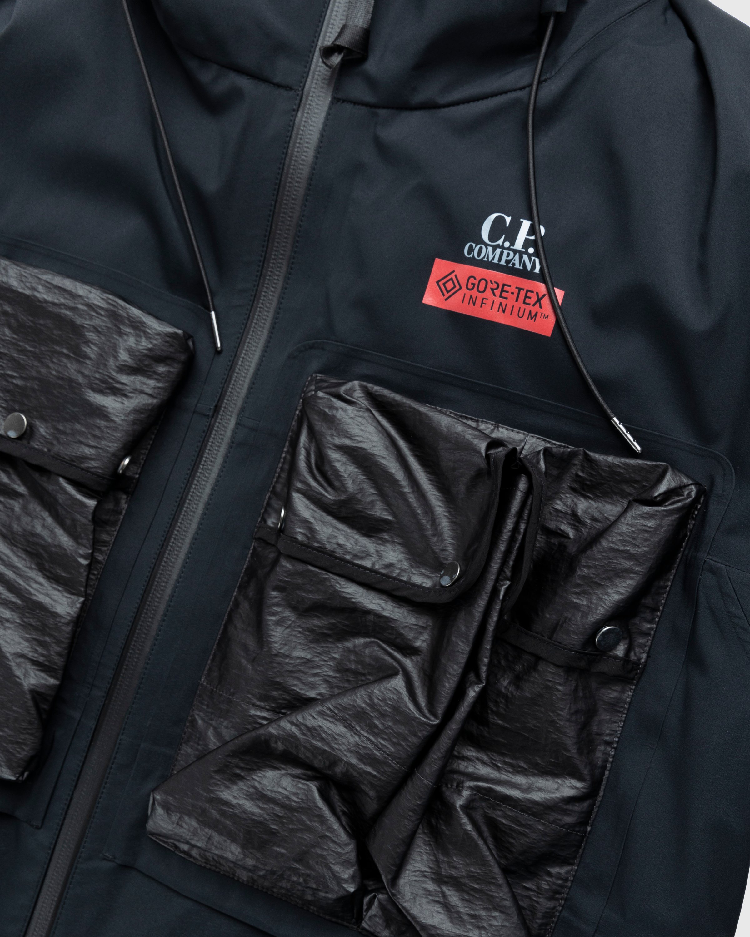 C.P. Company - Gore-Tex Infinium Jacket Black - Clothing - Black - Image 7
