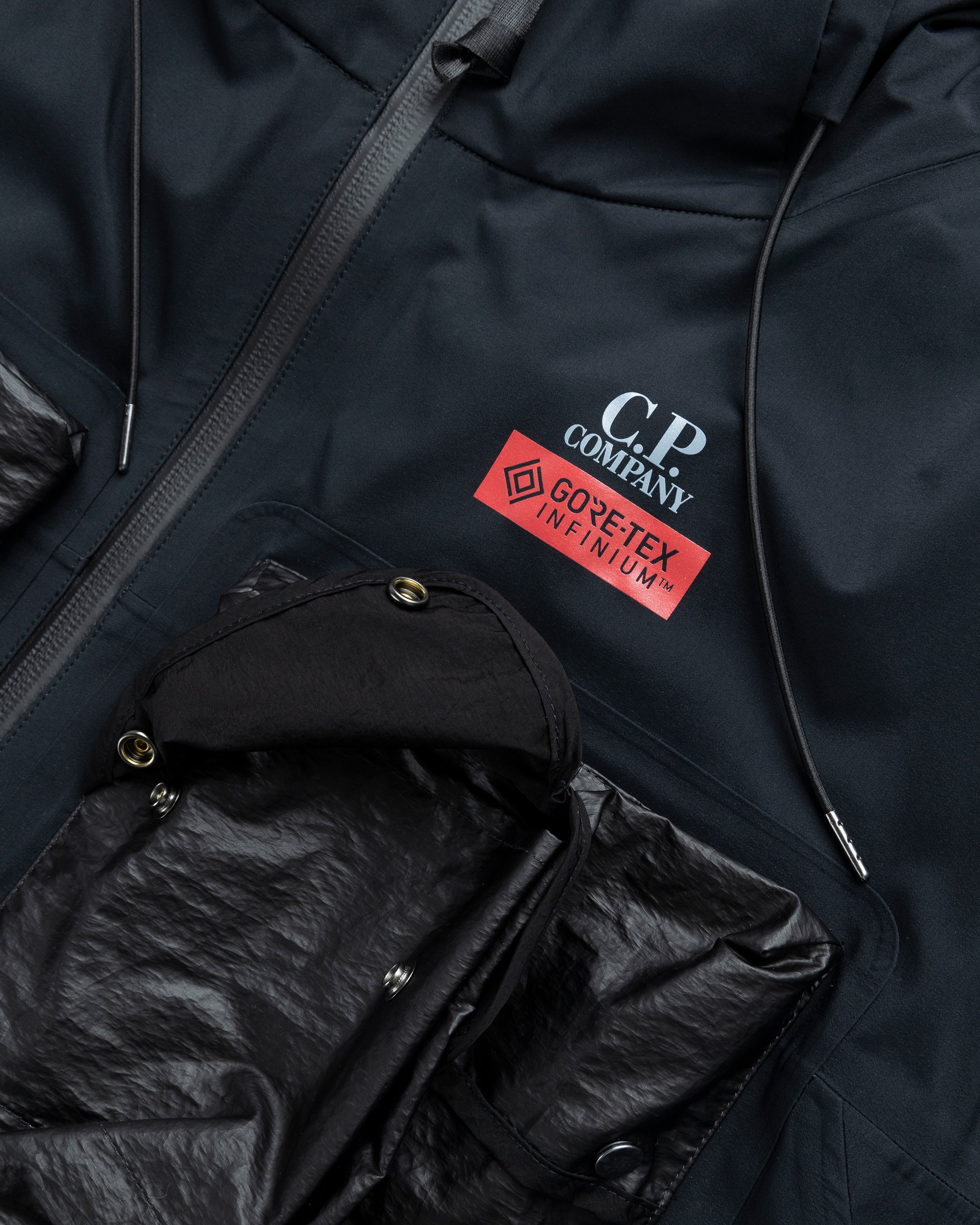 C.P. Company - Gore-Tex Infinium Jacket Black - Clothing - Black - Image 8