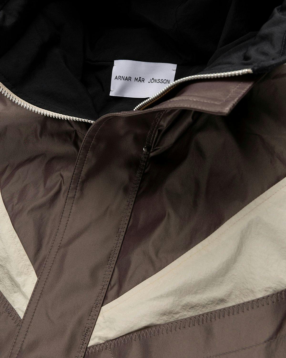 Arnar Mar Jonsson - Texlon Composition Outerwear Jacket Beige Chocolate Black - Clothing - Black - Image 4