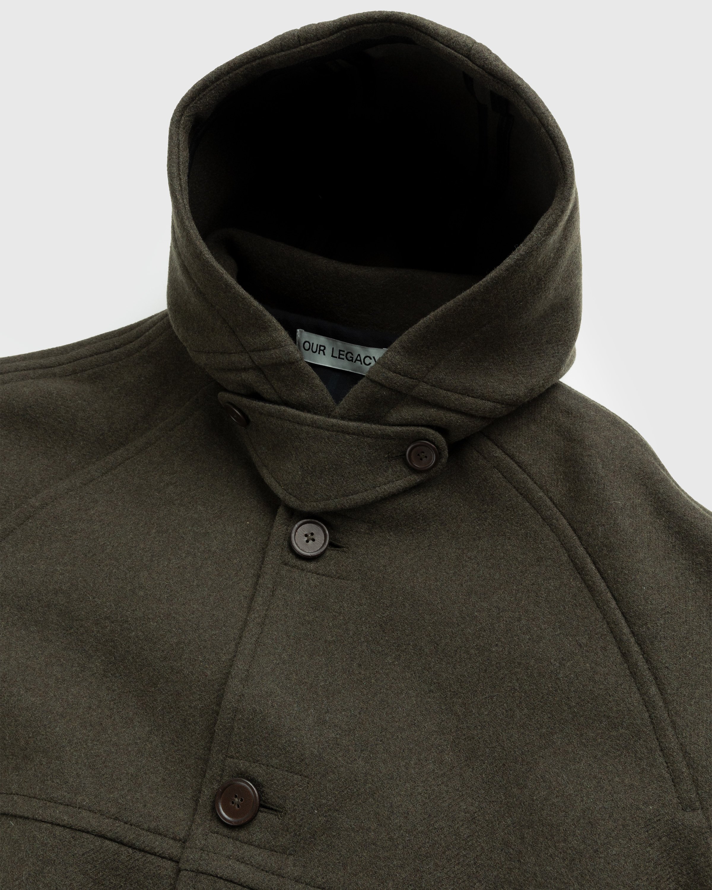 Our Legacy – Wool Duffel Coat Brown | Highsnobiety Shop