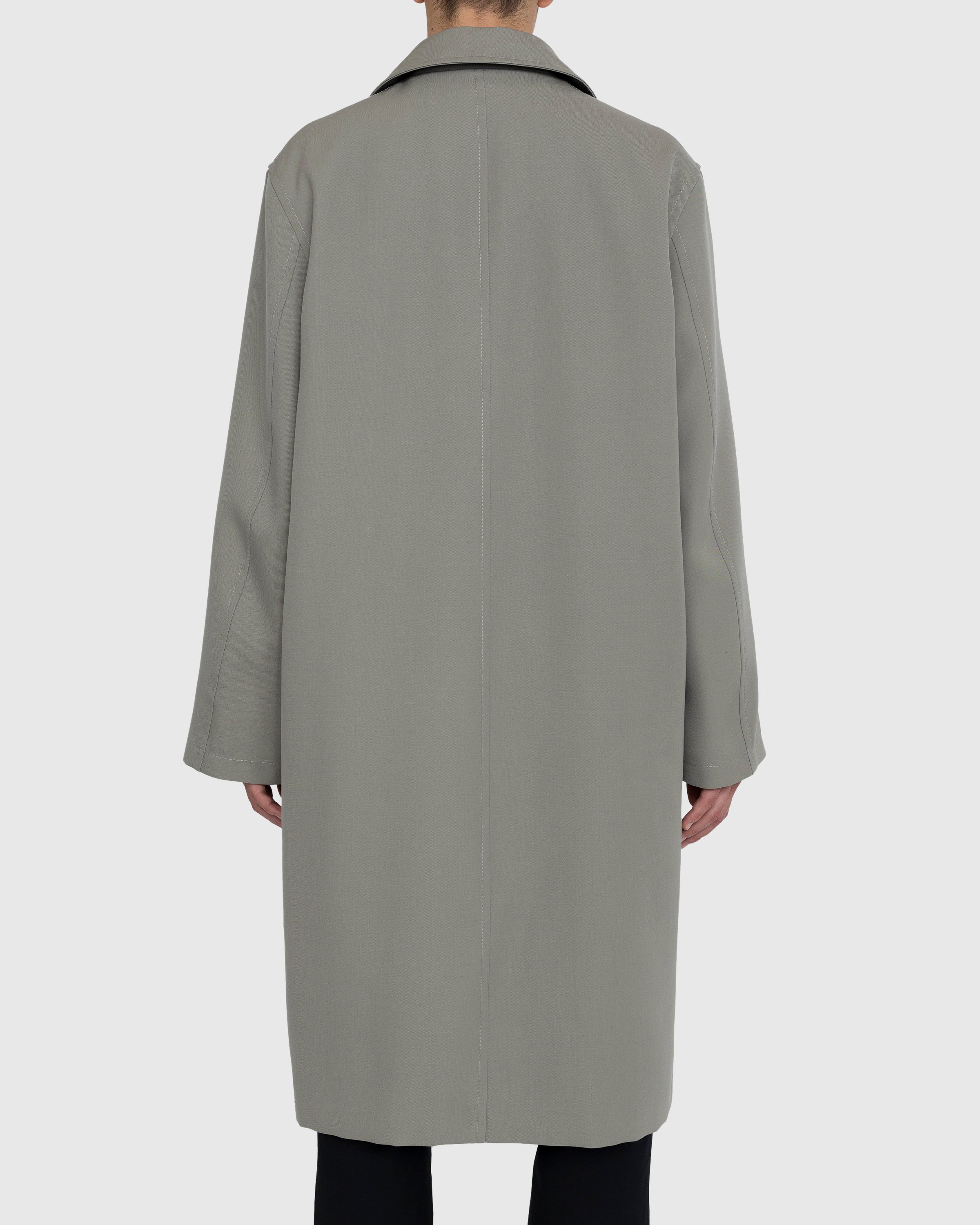 Jil Sander - Wool Coat Green - Clothing - Grey - Image 3