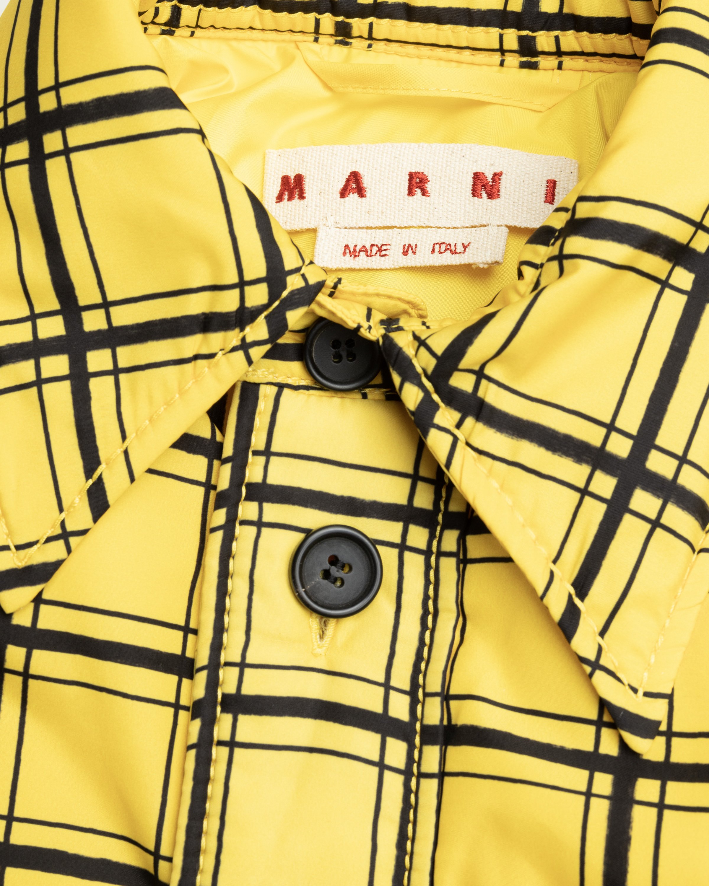 Marni - Big Check Shirt Jacket Maize - Clothing - Yellow - Image 6