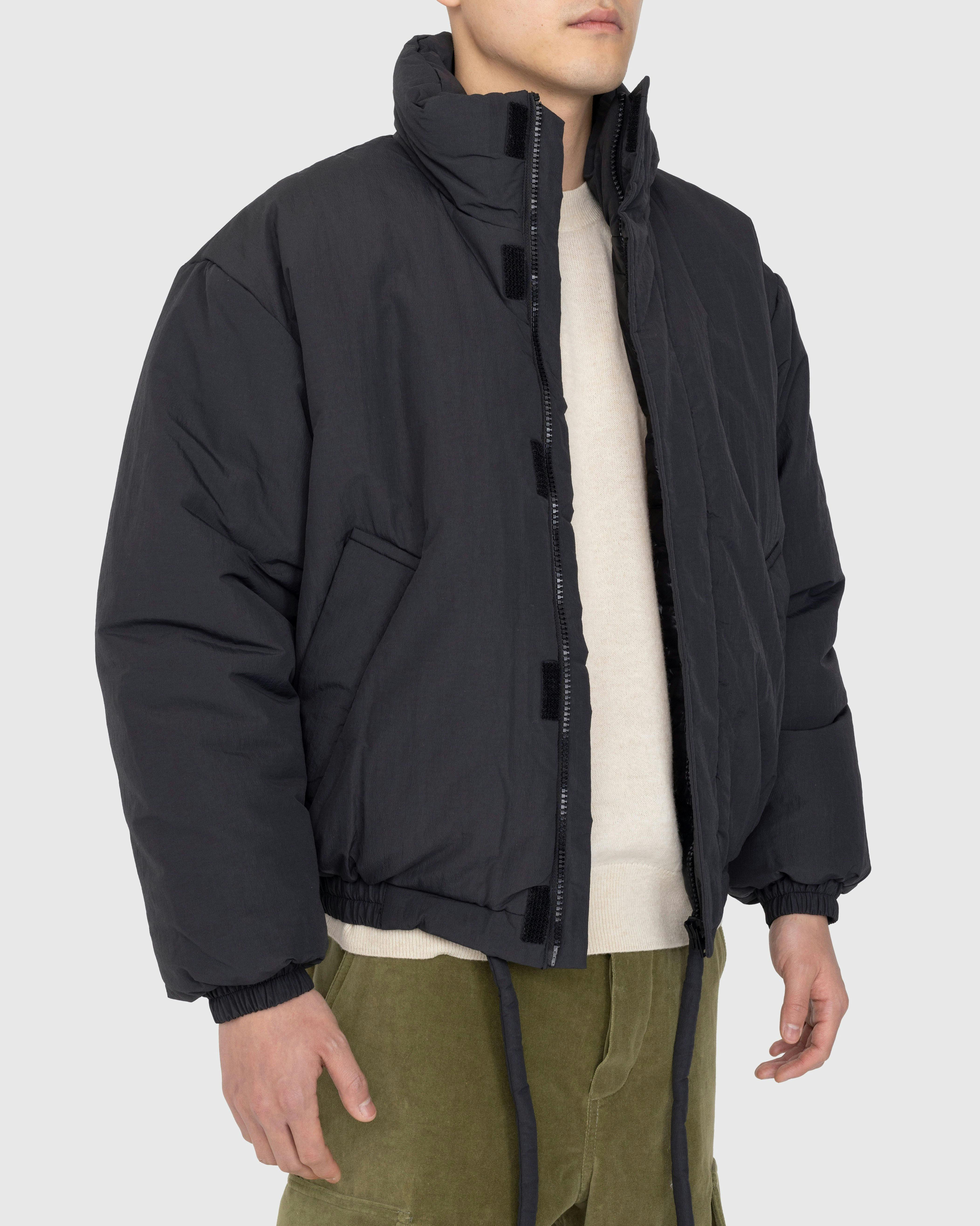 Acne Studios - Padded Nylon Jacket Black - Clothing - Black - Image 4