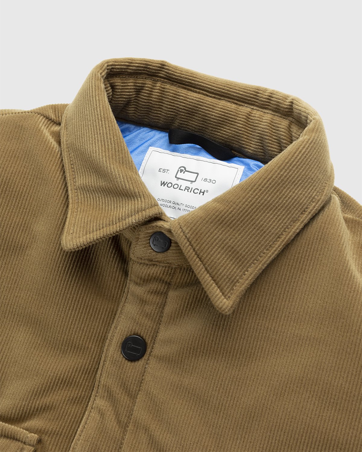 Woolrich - GORE-TEX Corduroy Insulated Shirt Beige - Clothing - Beige - Image 4