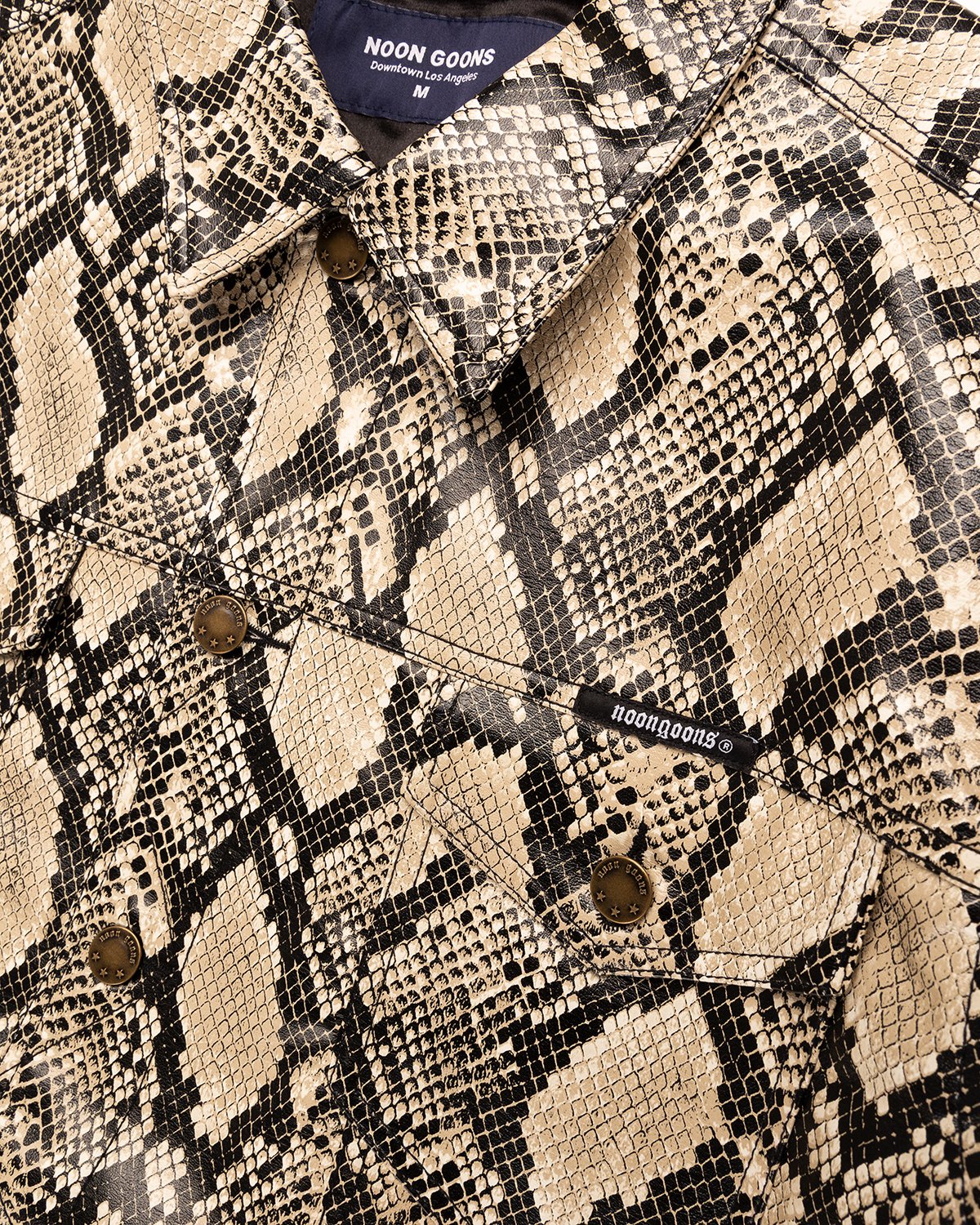 Noon Goons - Mojave Snakeskin Jacket Sand - Clothing - Beige - Image 3