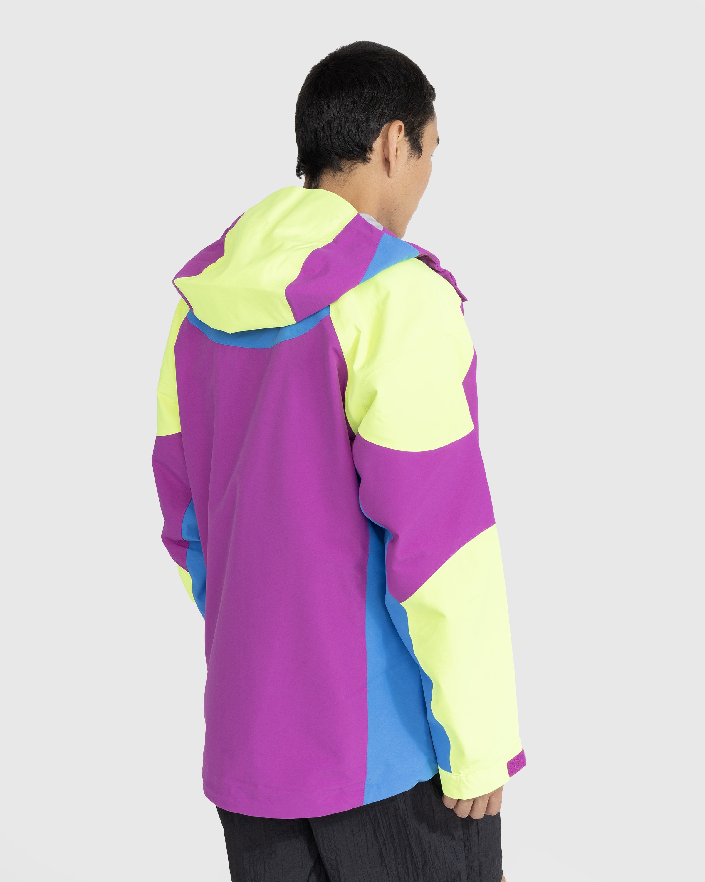 The North Face - 3L DryVent Carduelis Jacket Purple Cactus Flower/LED Yellow/Super Sonic Blue - Clothing - Multi - Image 3