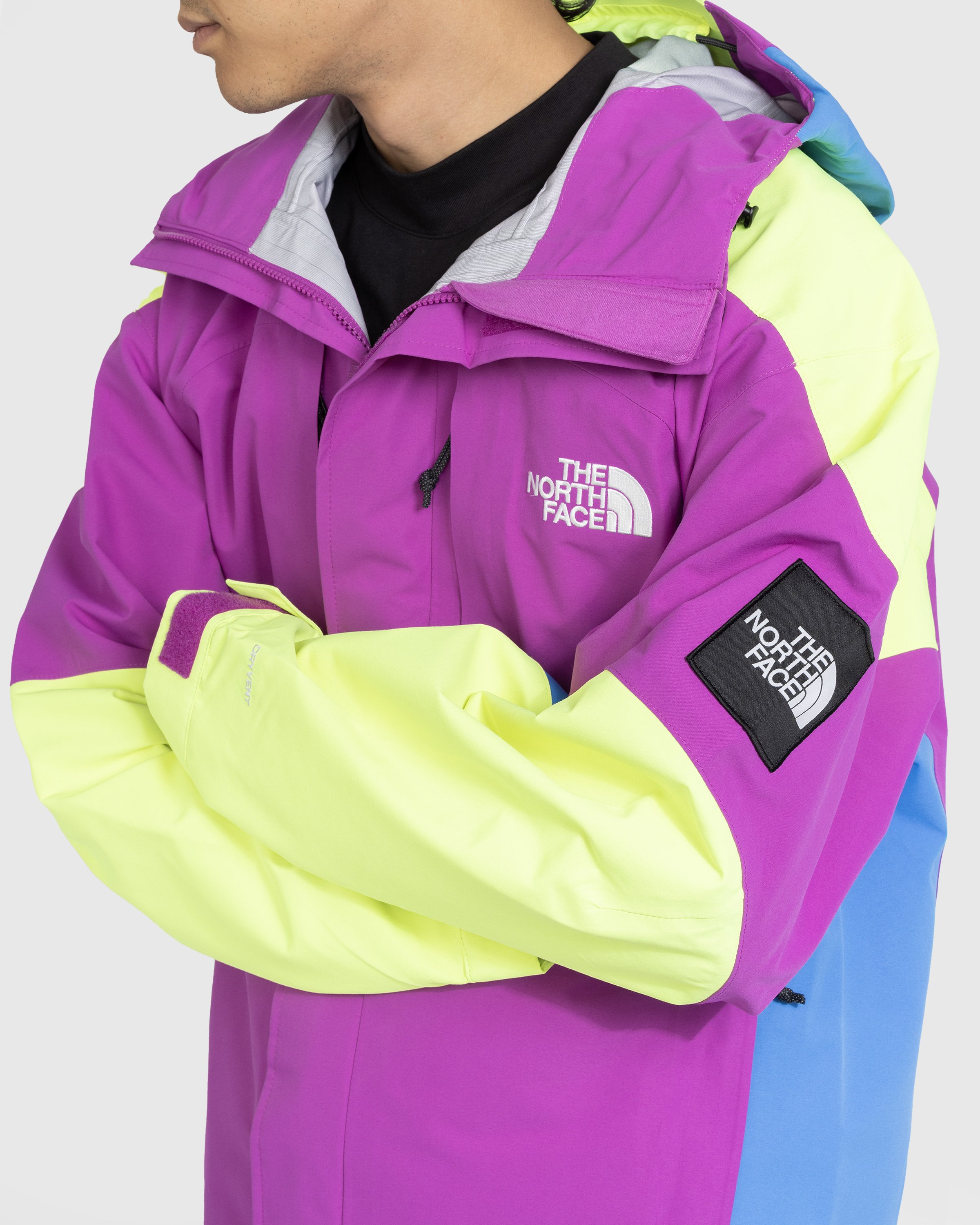 The North Face - 3L DryVent Carduelis Jacket Purple Cactus Flower/LED Yellow/Super Sonic Blue - Clothing - Multi - Image 4