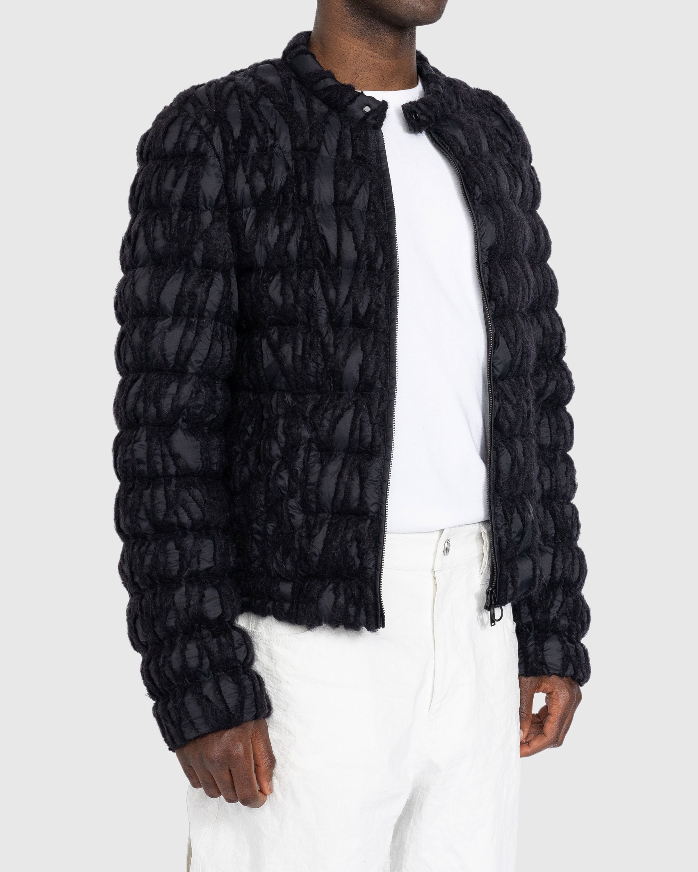 Trussardi - Embroidered Nylon Jacket Black - Clothing - Black - Image 3