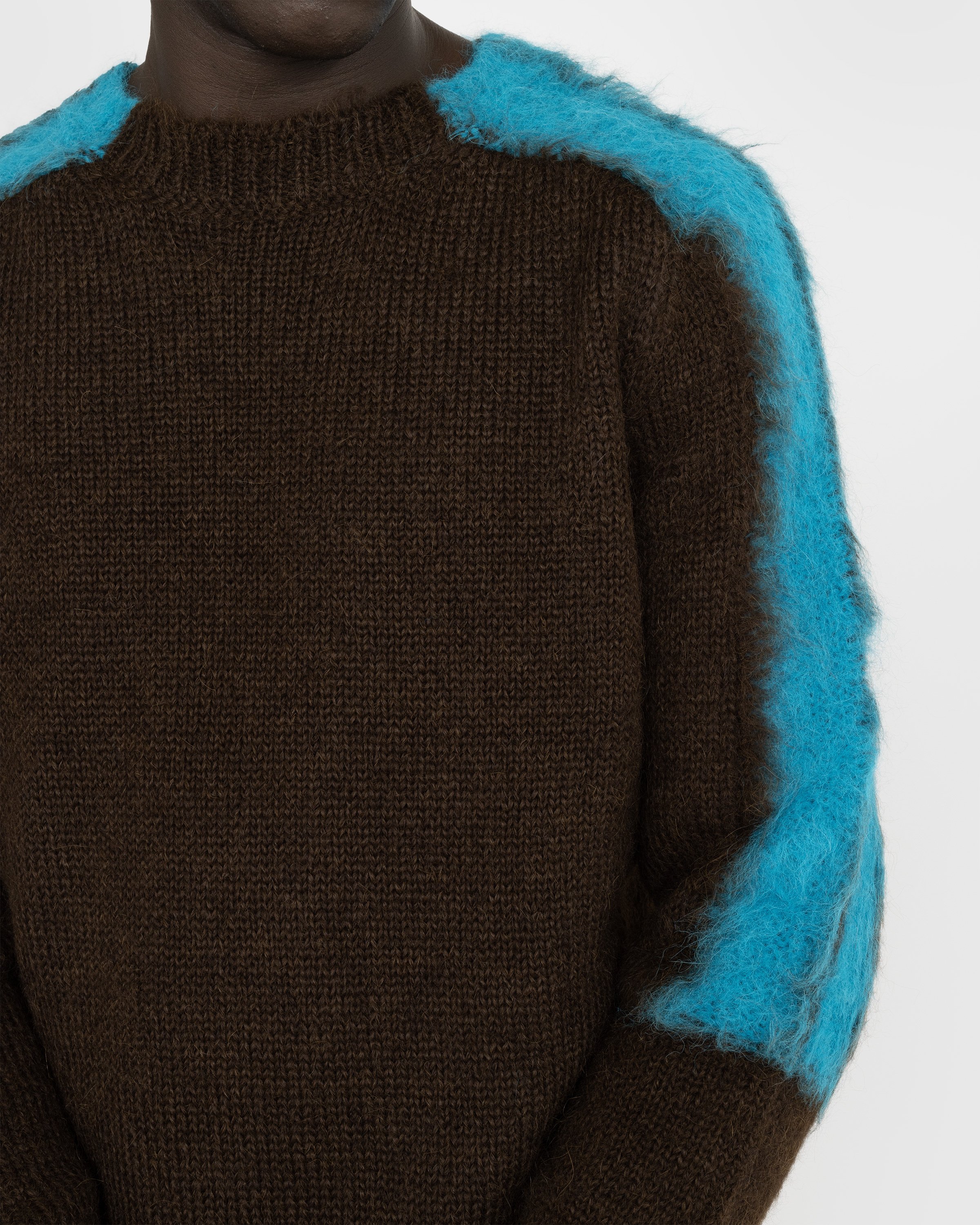 Jil Sander - Striped Alpaca Wool Sweater Brown/Blue - Clothing - Brown - Image 5