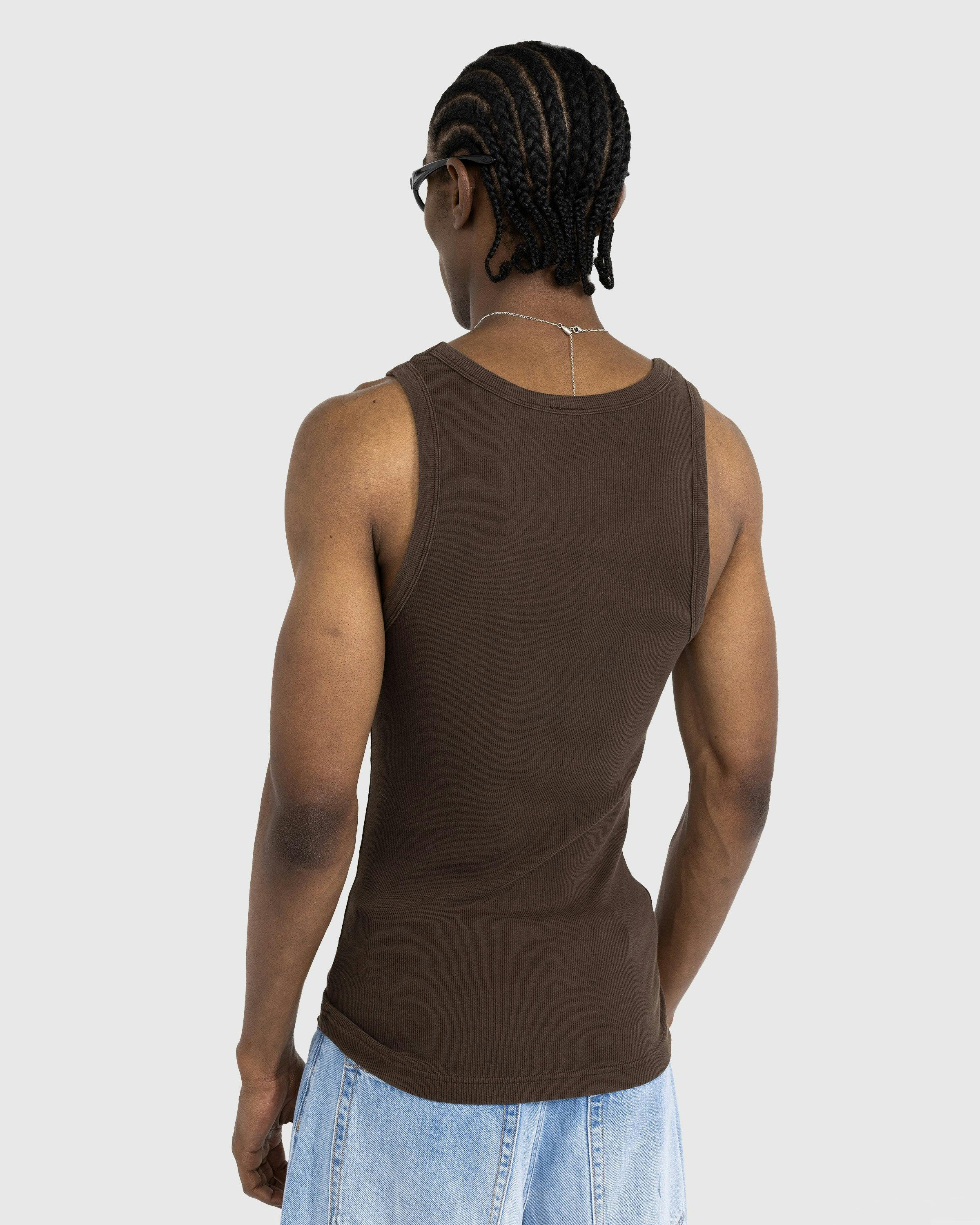 Entire Studios - Rib Tank Brunette - Clothing - Brown - Image 3