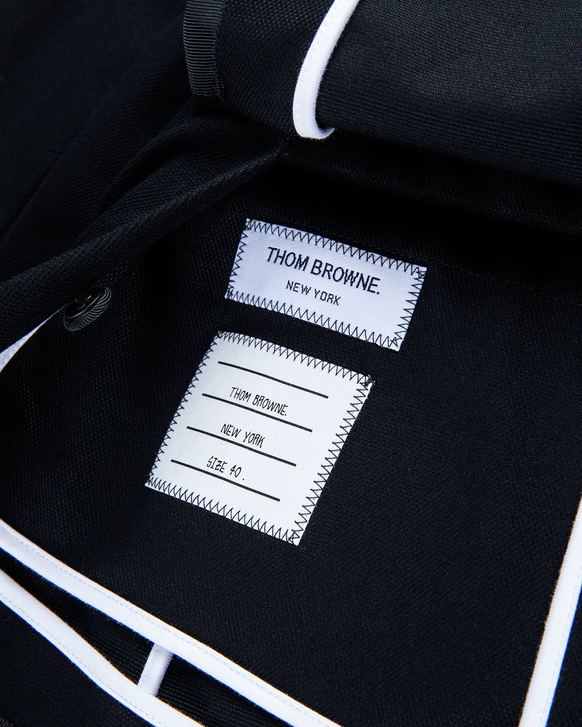 Thom Browne x Highsnobiety - Women’s Deconstructed Sport Jacket Black - Clothing - Black - Image 5