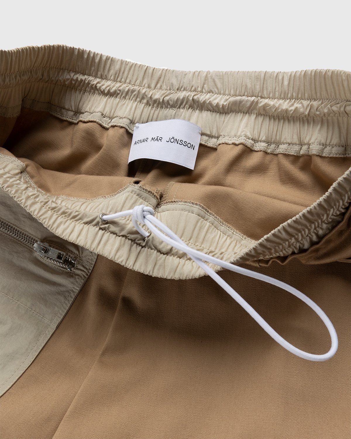 Arnar Mar Jonsson - Ventile Texlon Layered Track Trouser Caramel Beige - Clothing - Beige - Image 6