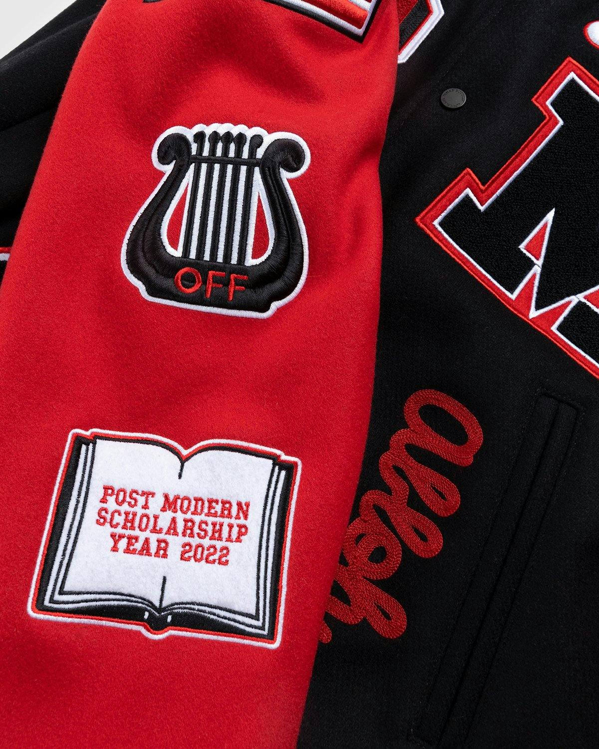 Off-White - Post-Modern Varsity Jacket Black/Red/White - Clothing - Red - Image 4