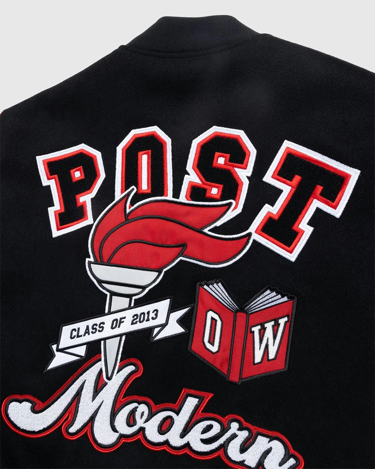 Off-White - Post-Modern Varsity Jacket Black/Red/White - Clothing - Red - Image 5