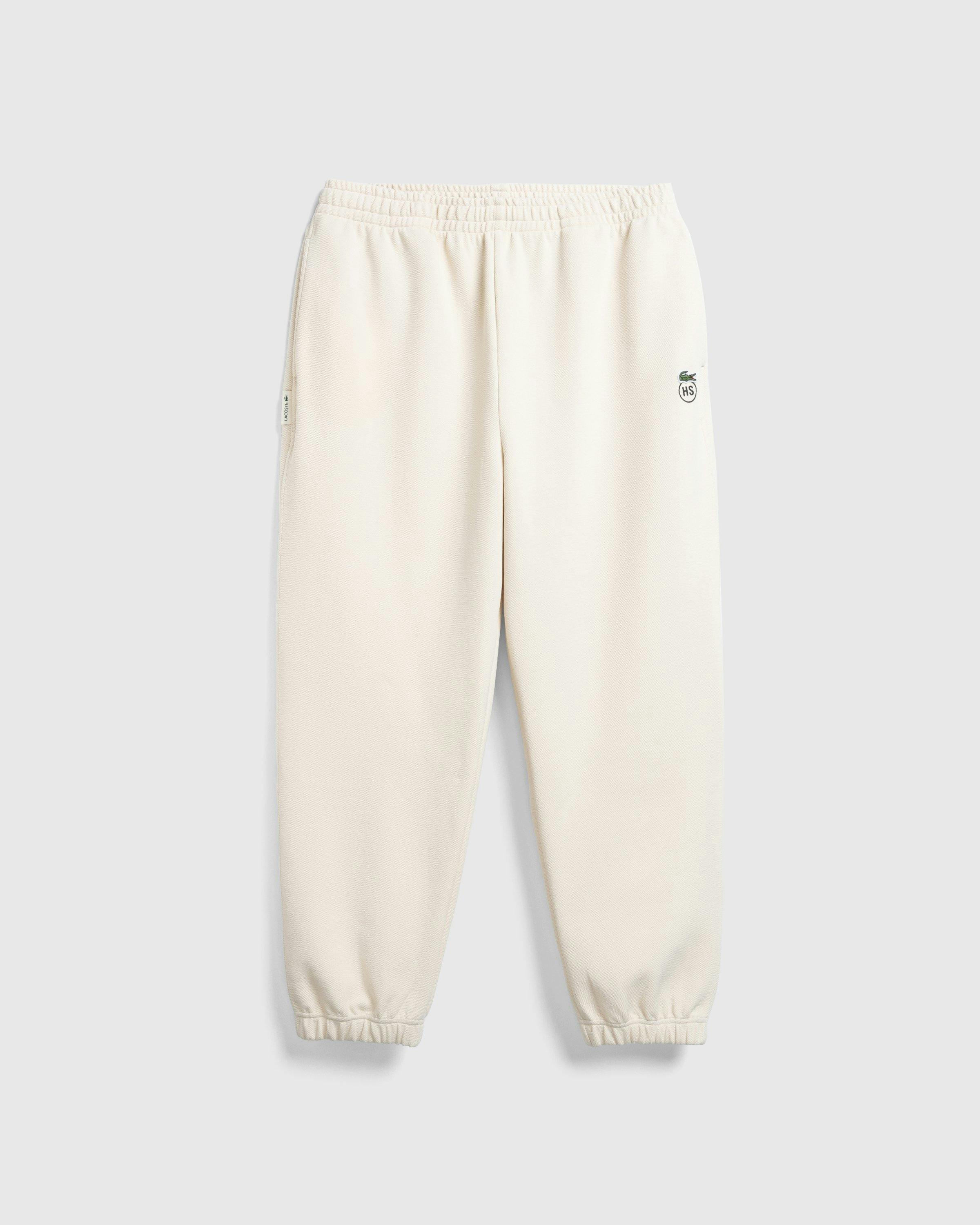 Lacoste x Highsnobiety - Eggshell Sweatpants - Clothing - Eggshell - Image 1