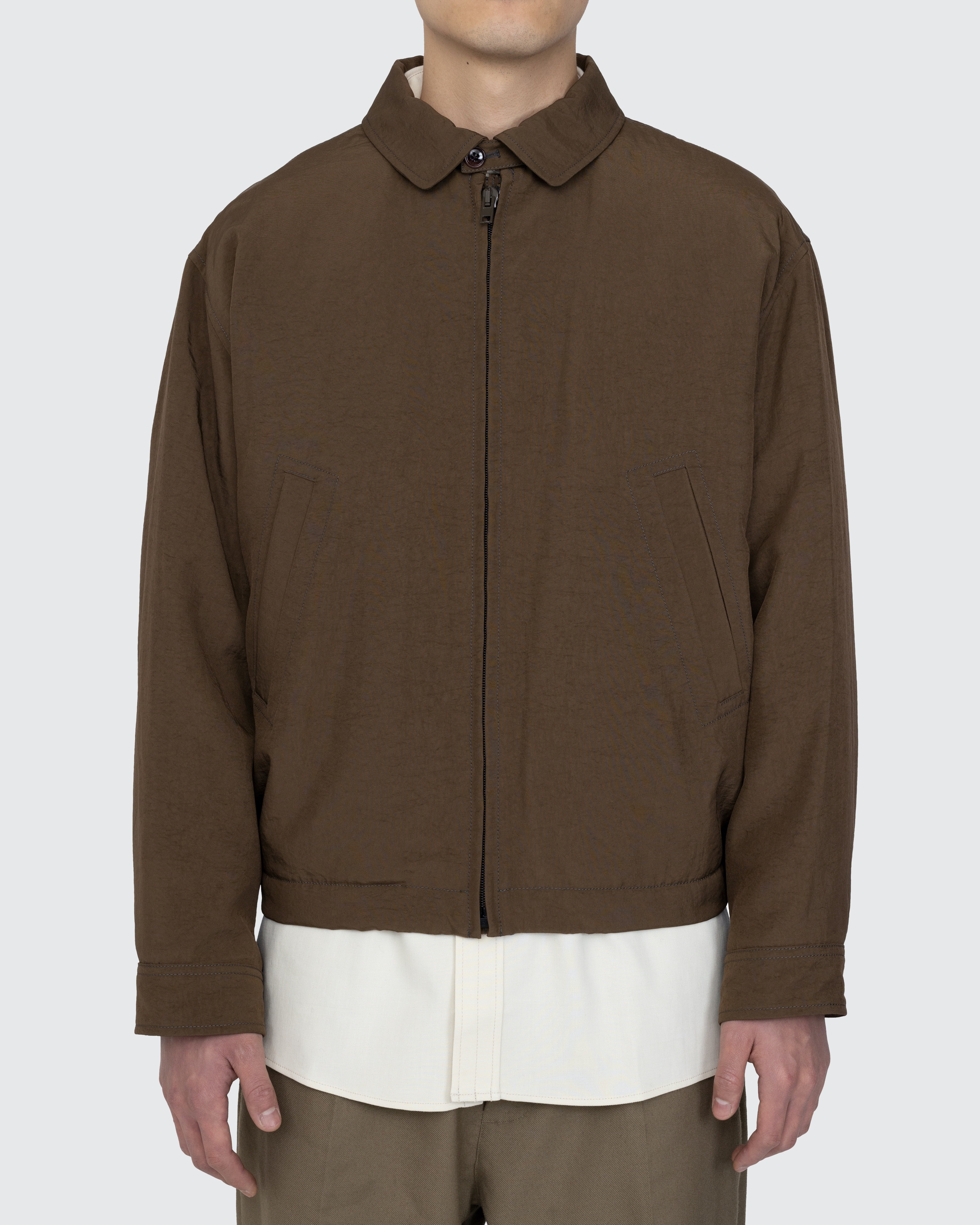 Lemaire - Water-Repellent Bomber Jacket Brown - Clothing - Brown - Image 2