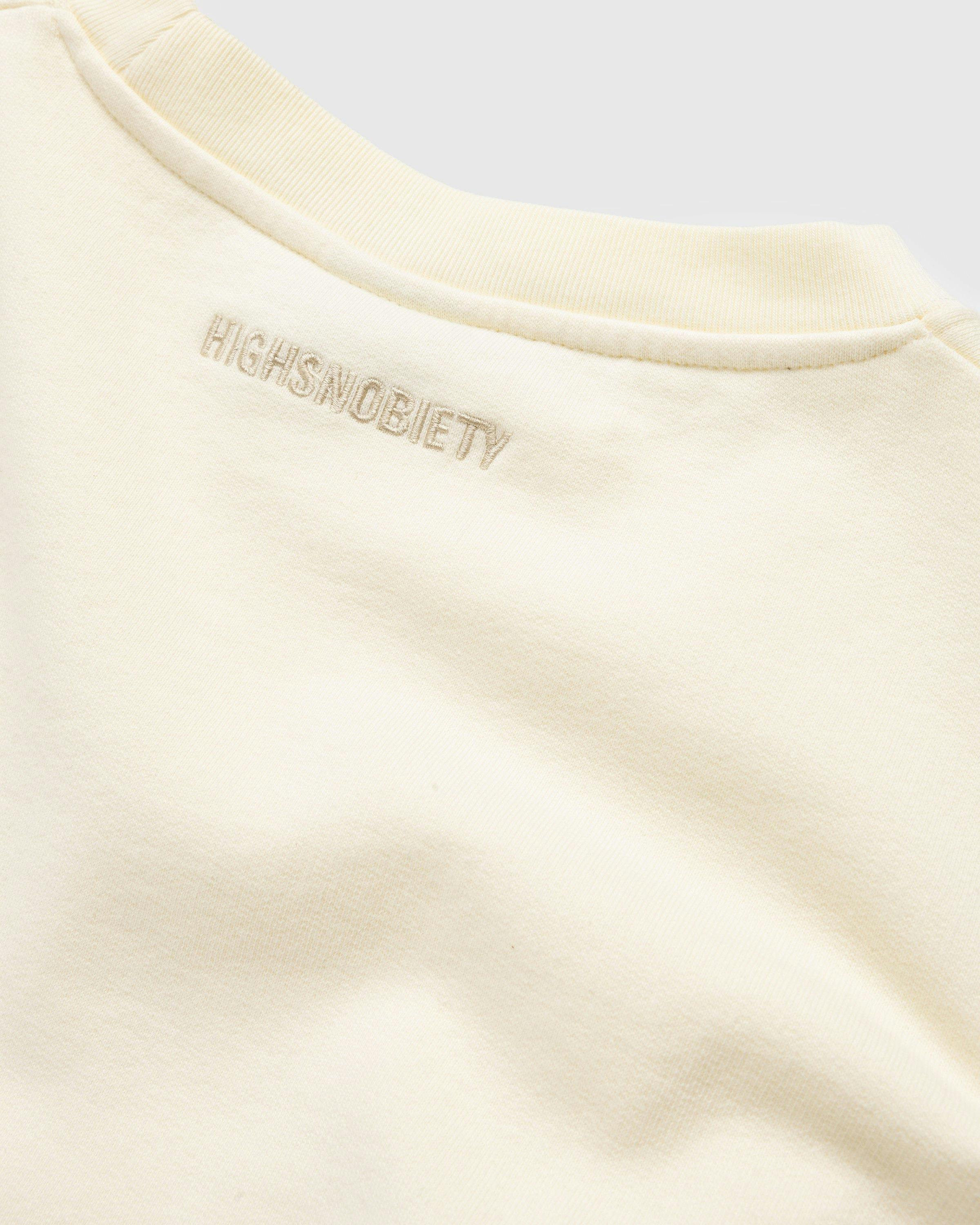 Highsnobiety - Neu York Light Yellow Crewneck - Clothing - Yellow - Image 7