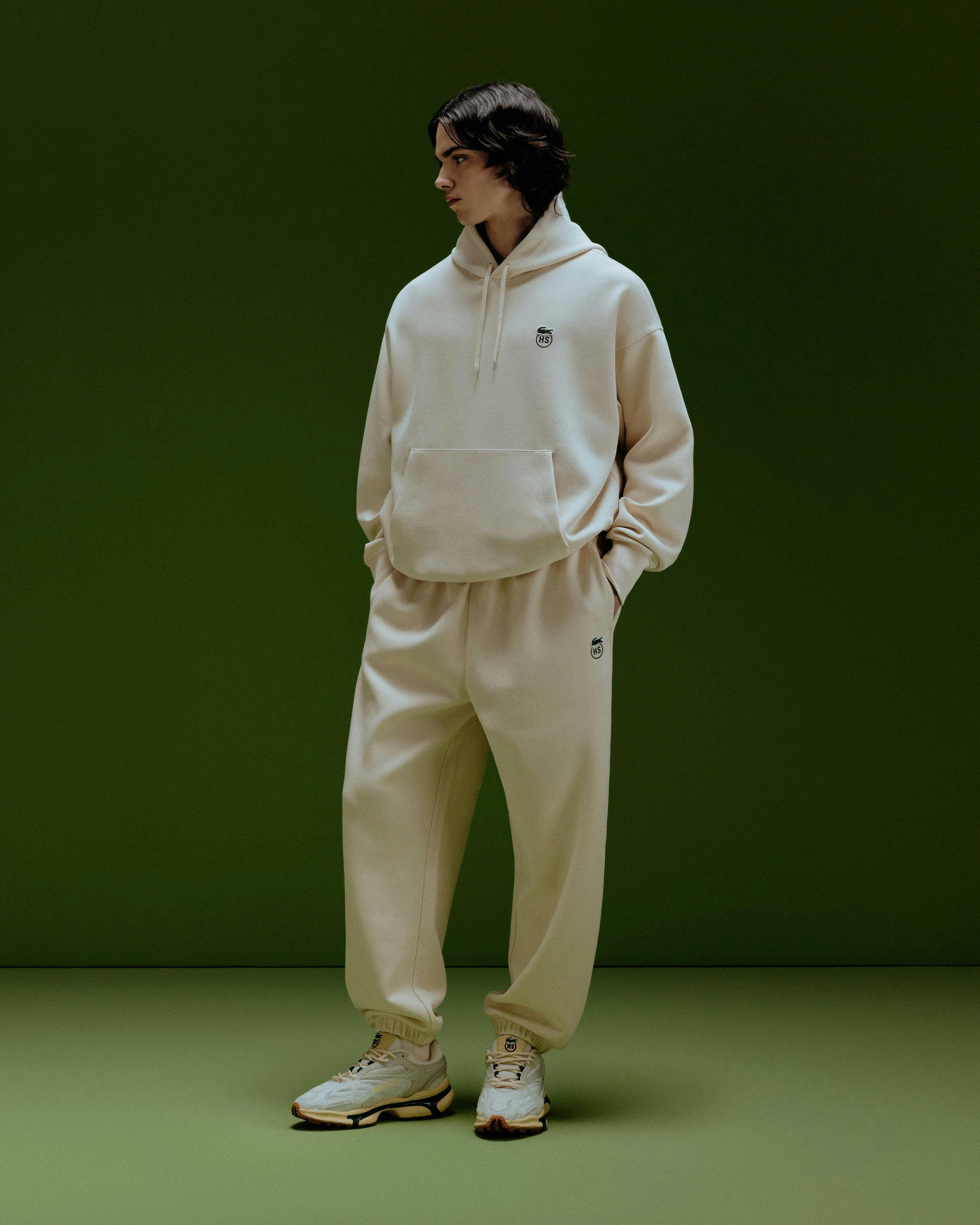 Lacoste x Highsnobiety - Eggshell Sweatpants - Clothing - Eggshell - Image 7