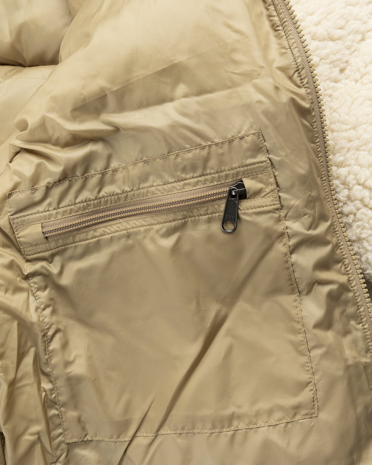 The North Face - Sherpa Nuptse Jacket Bleached Sand Kelp Tan - Clothing - Beige - Image 3
