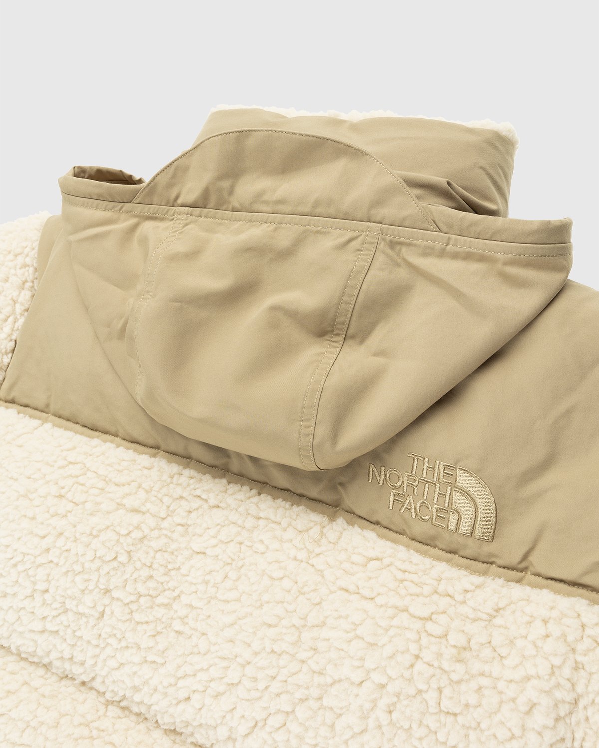 The North Face - Sherpa Nuptse Jacket Bleached Sand Kelp Tan - Clothing - Beige - Image 7