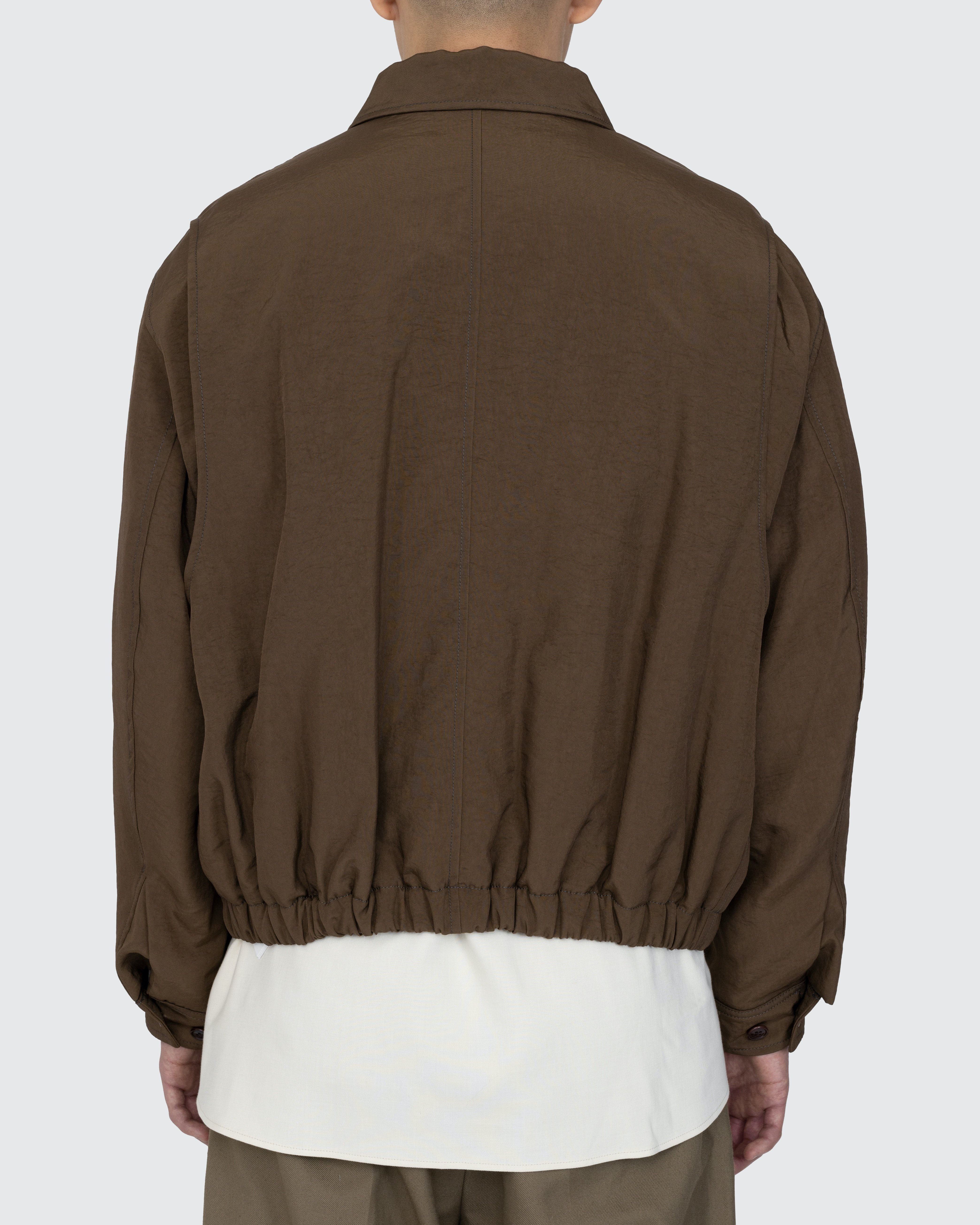 Lemaire - Water-Repellent Bomber Jacket Brown - Clothing - Brown - Image 4