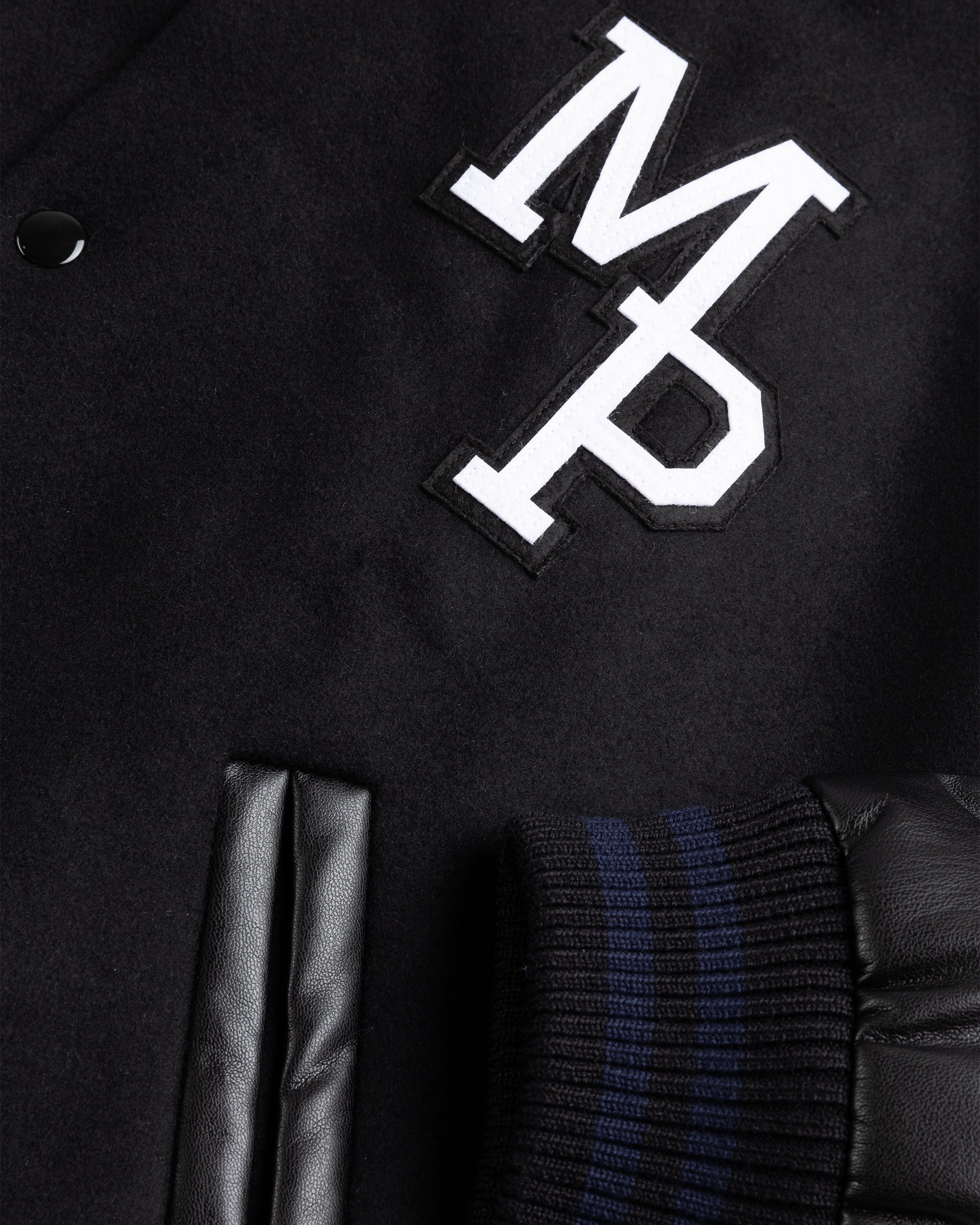 A.P.C. x Jean Touitou - Miss Rayon Varsity Jacket Black - Clothing - Black - Image 5