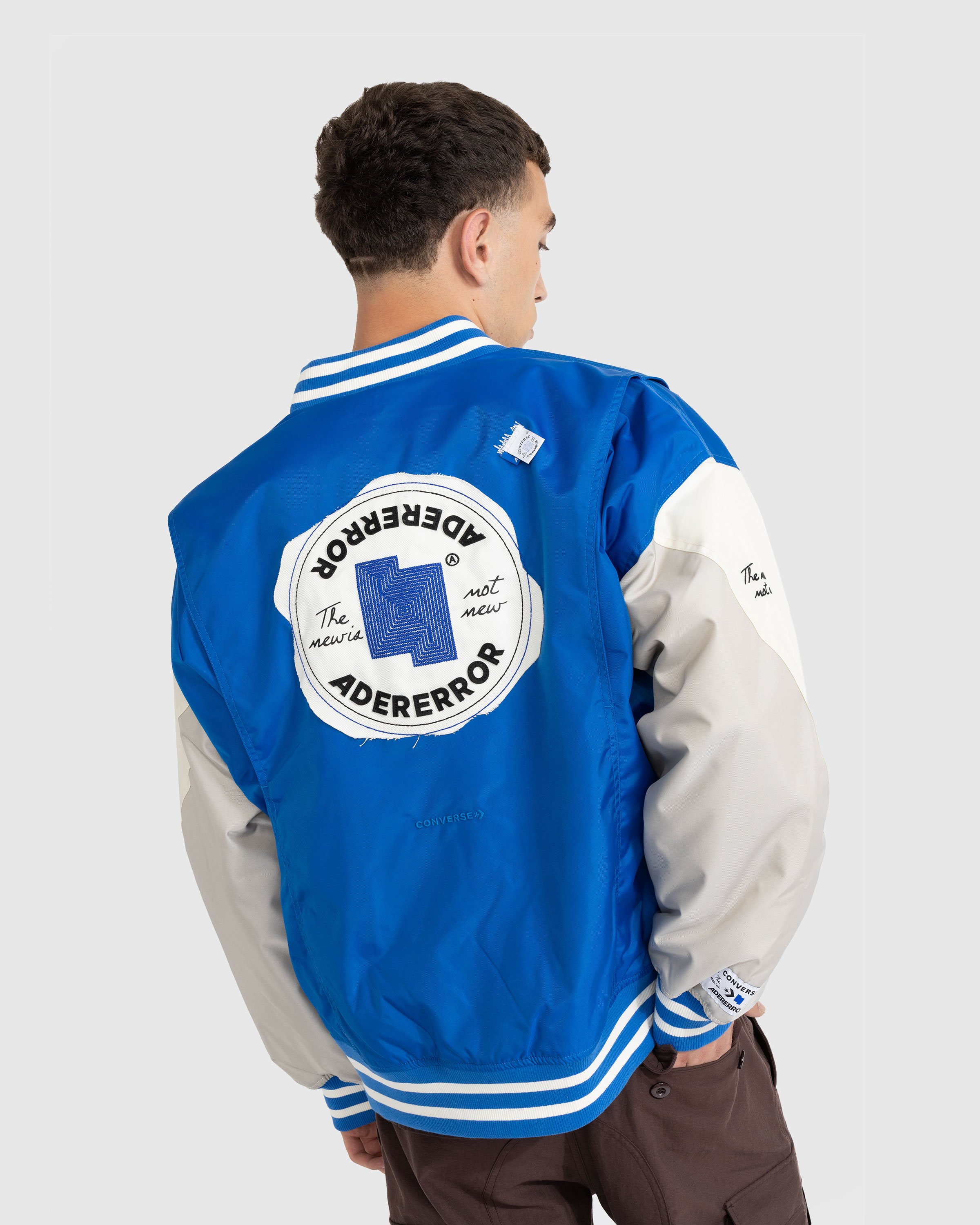 Converse x Ader Error - Shapes Varsity Jacket Cobalt Blue - Clothing - Blue - Image 3