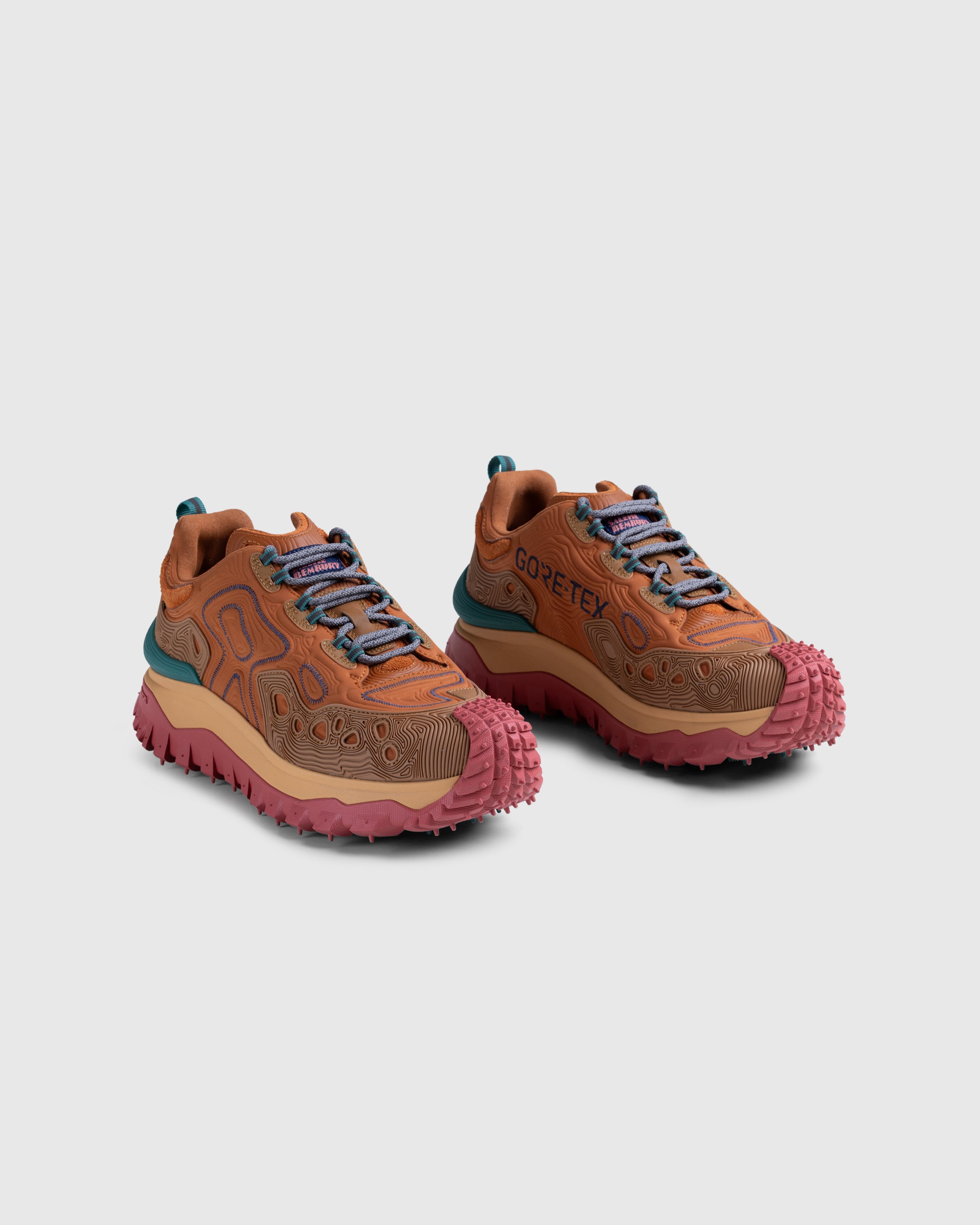 Moncler x Salehe Bembury - Trailgrip Grain Sneakers Orange - Footwear - Orange - Image 3
