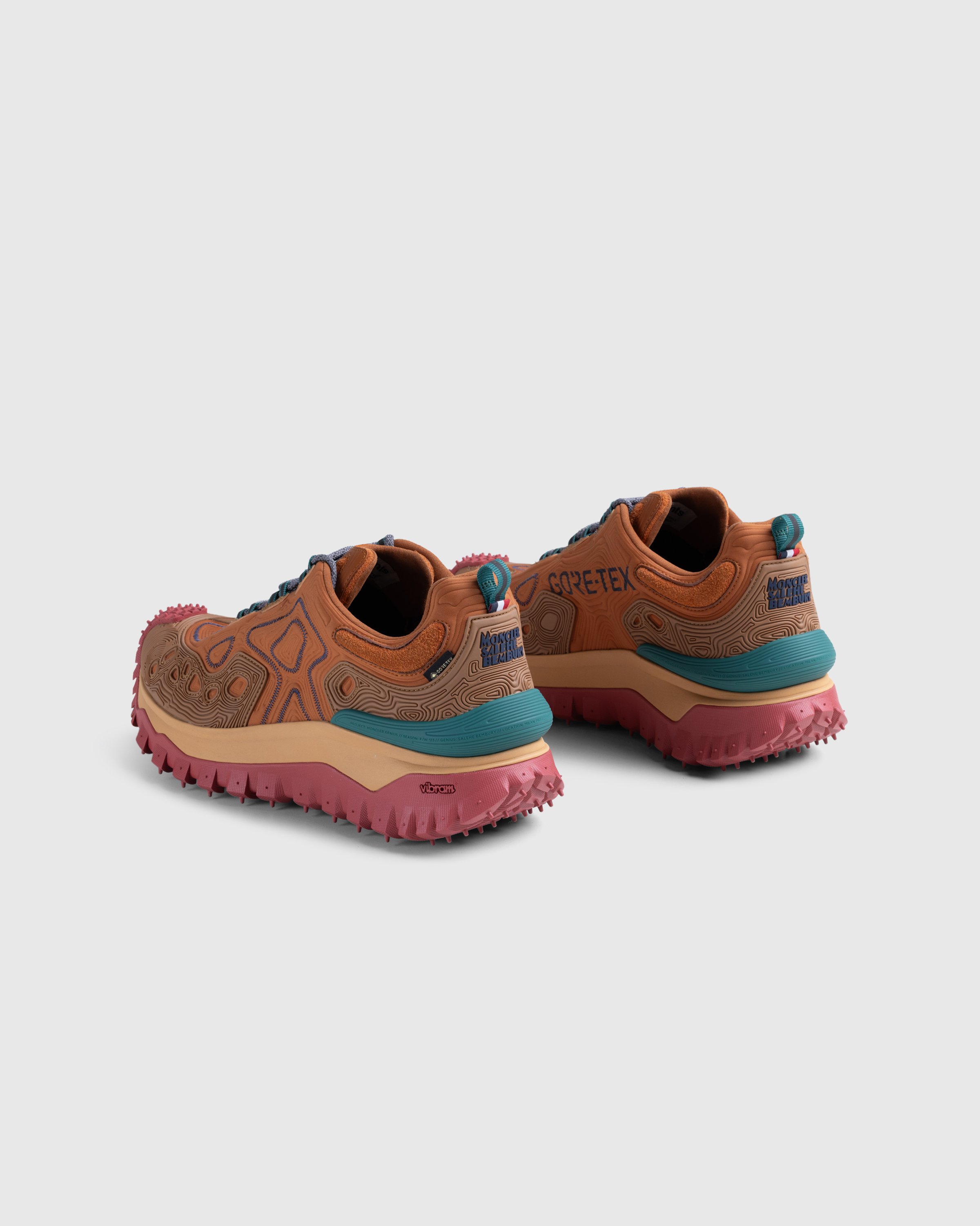 Moncler x Salehe Bembury - Trailgrip Grain Sneakers Orange - Footwear - Orange - Image 4