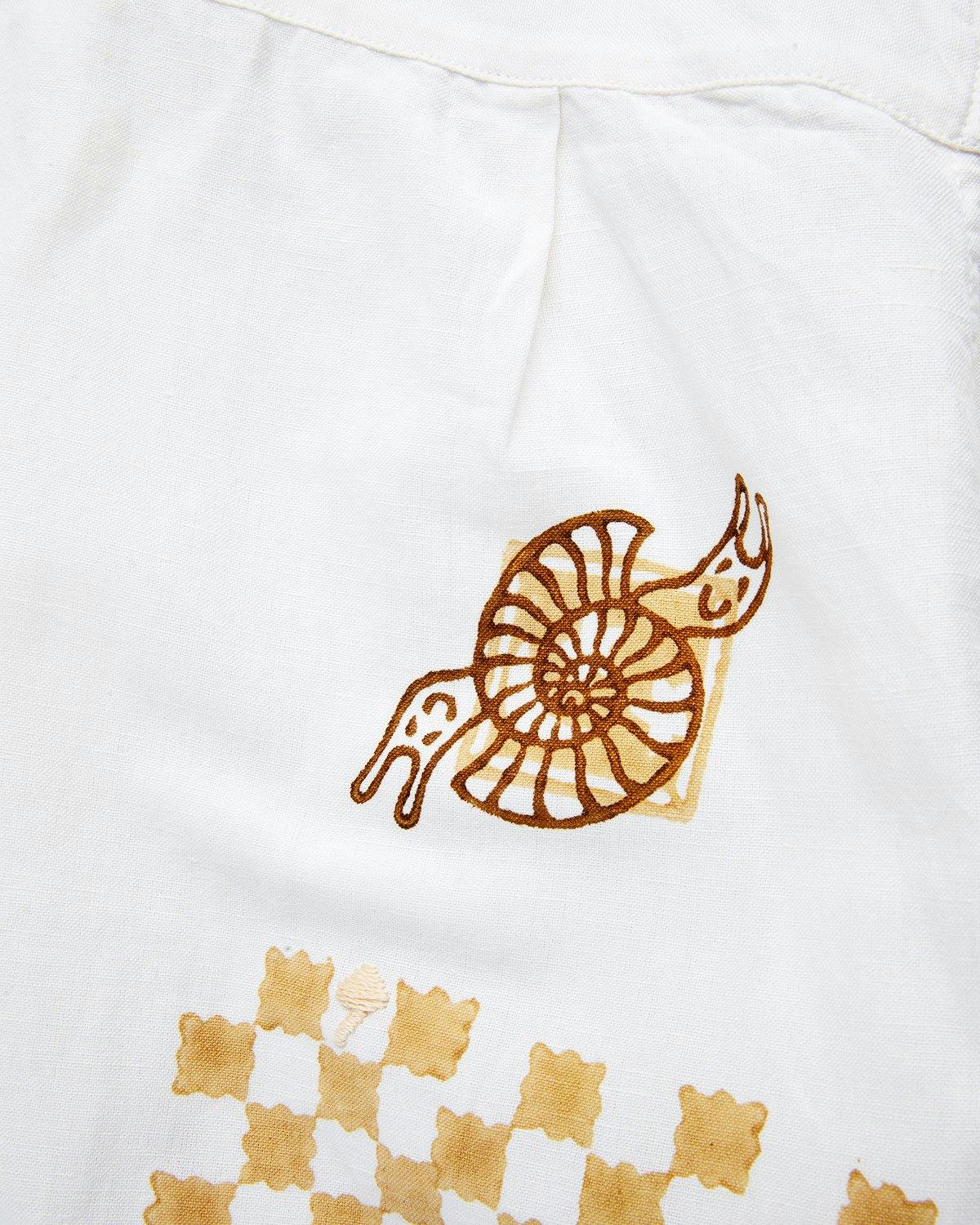 Story mfg. - Greeting Shirt Spiral Trip - Clothing - White - Image 4