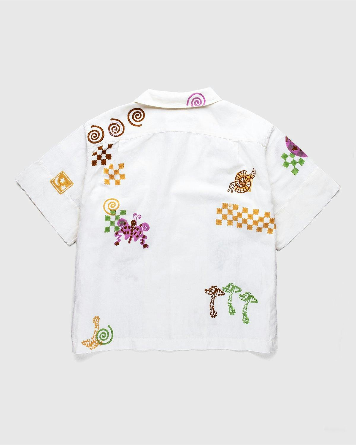 Story mfg. - Greeting Shirt Spiral Trip - Clothing - White - Image 2