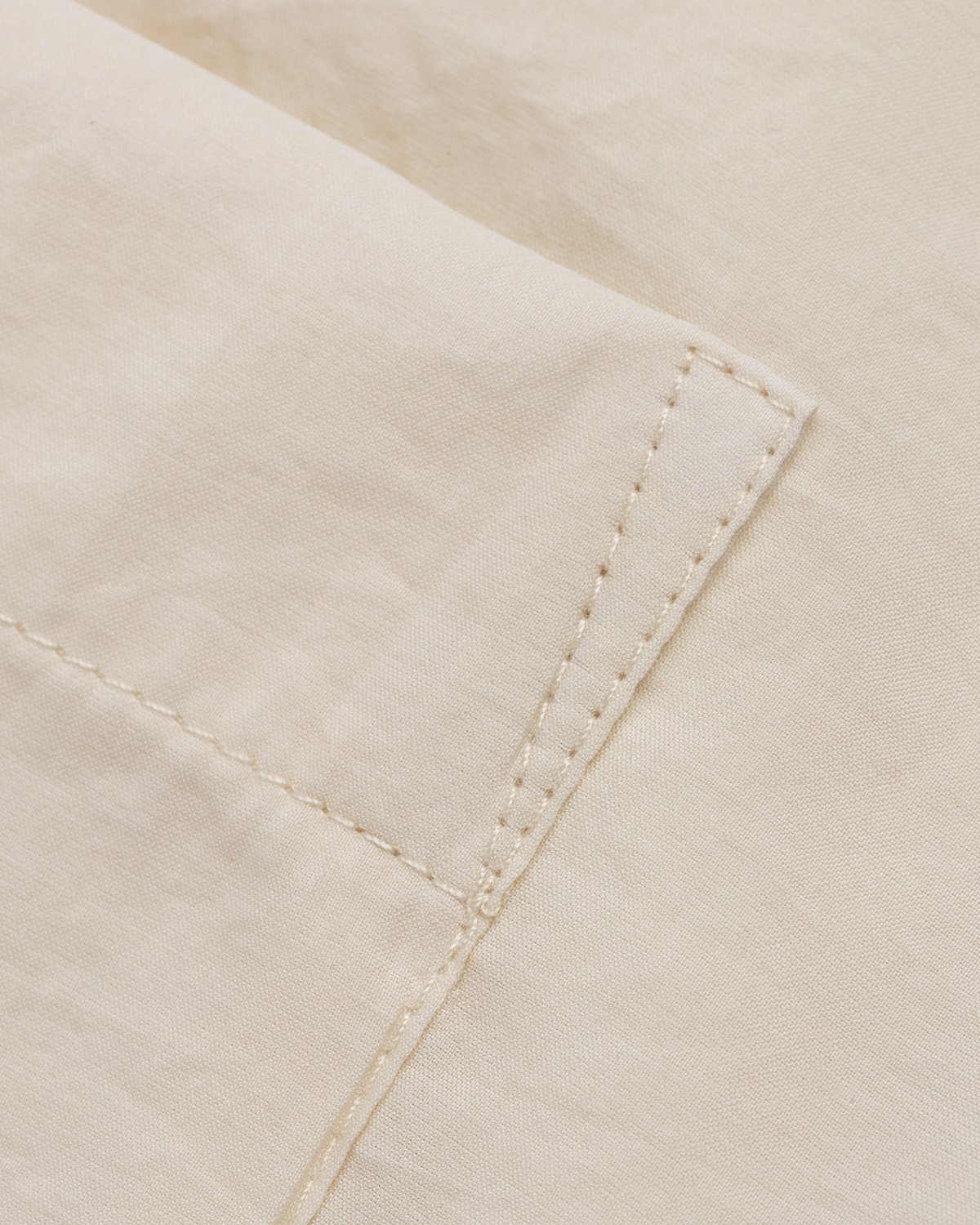 Lemaire - Regular Collar Short Sleeve Shirt Ivory - Clothing - White - Image 6