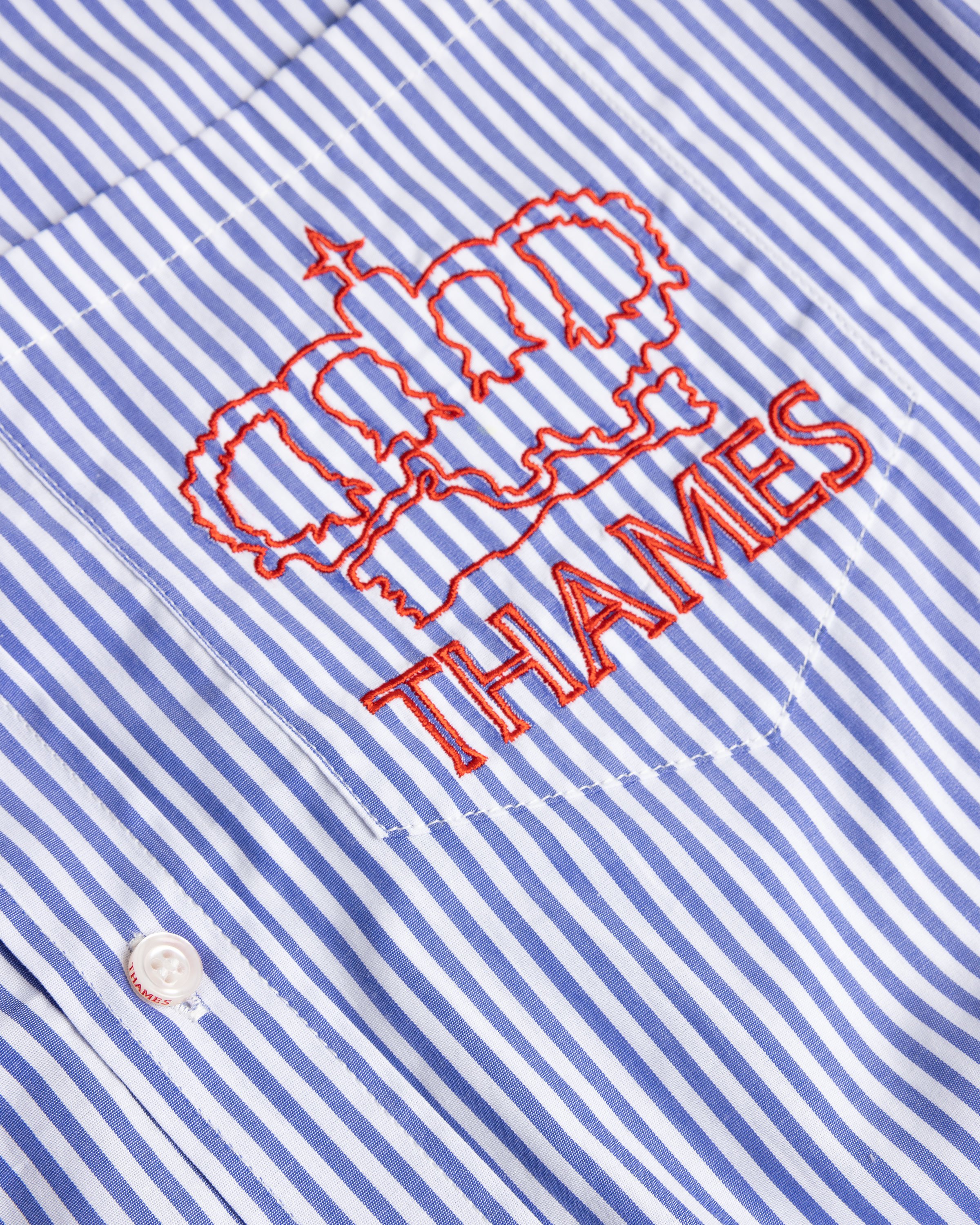 THAMES MMXX. - Le Poche Shirt Blue - Clothing - Blue - Image 6