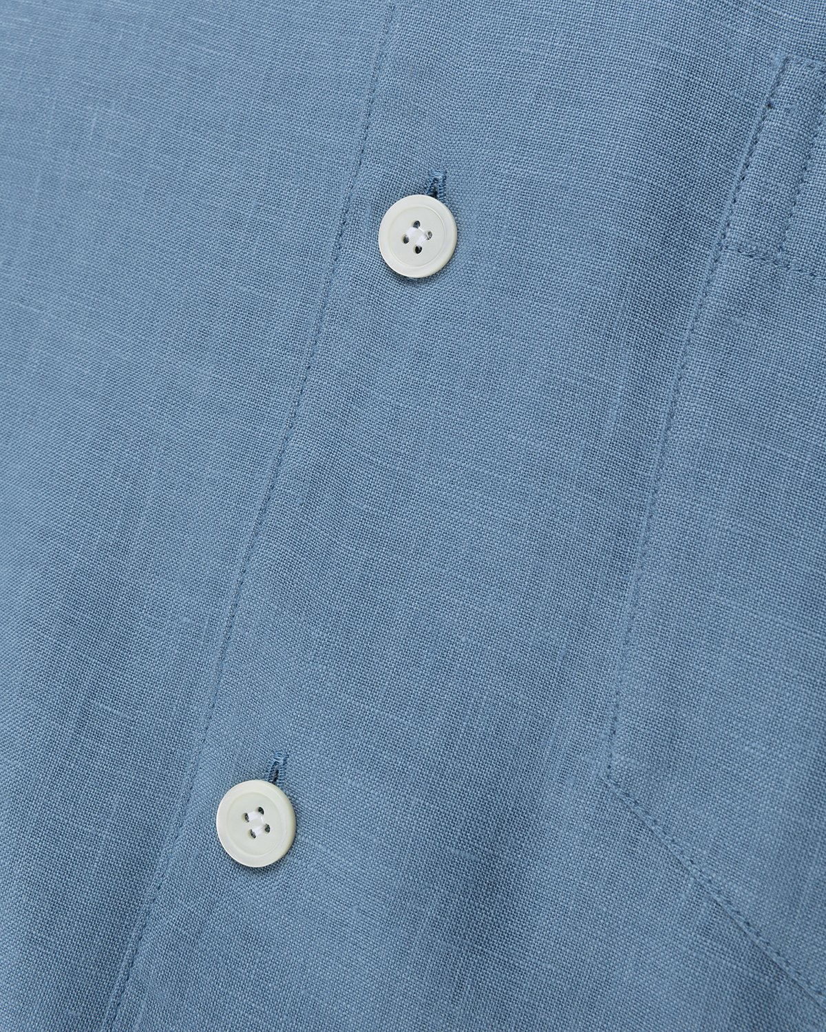 Loewe - Paula's Ibiza Linen Bowling Shirt Blue - Clothing - Blue - Image 6